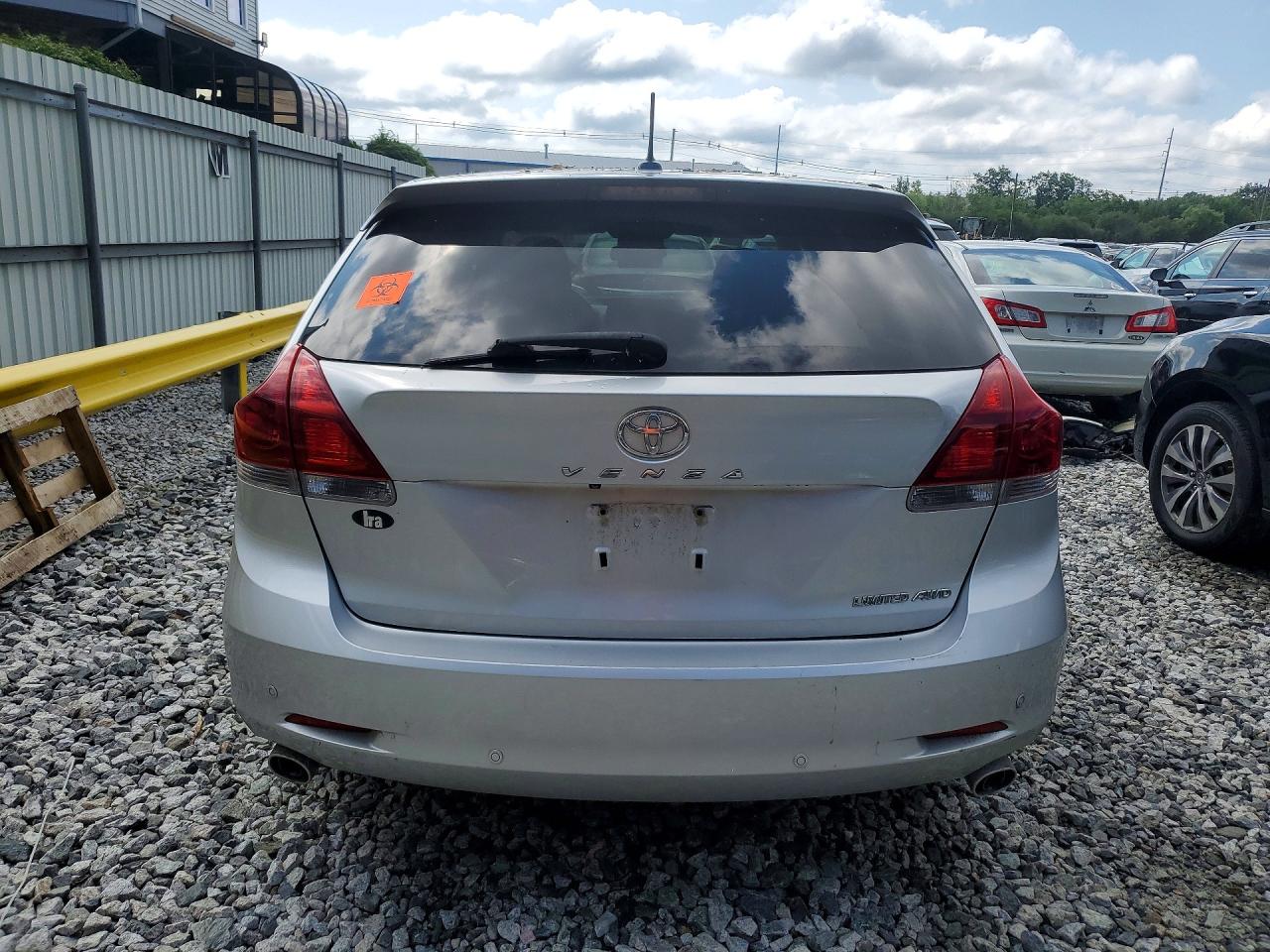 2014 Toyota Venza Limited Silver vin: 4T3BK3BB8EU102653