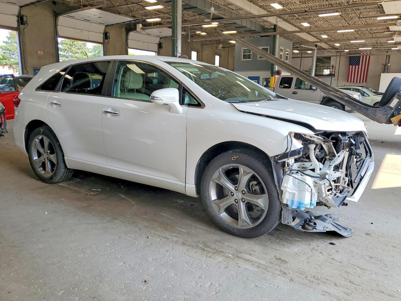 2014 Toyota Venza Xle White vin: 4T3BK3BB8EU103124