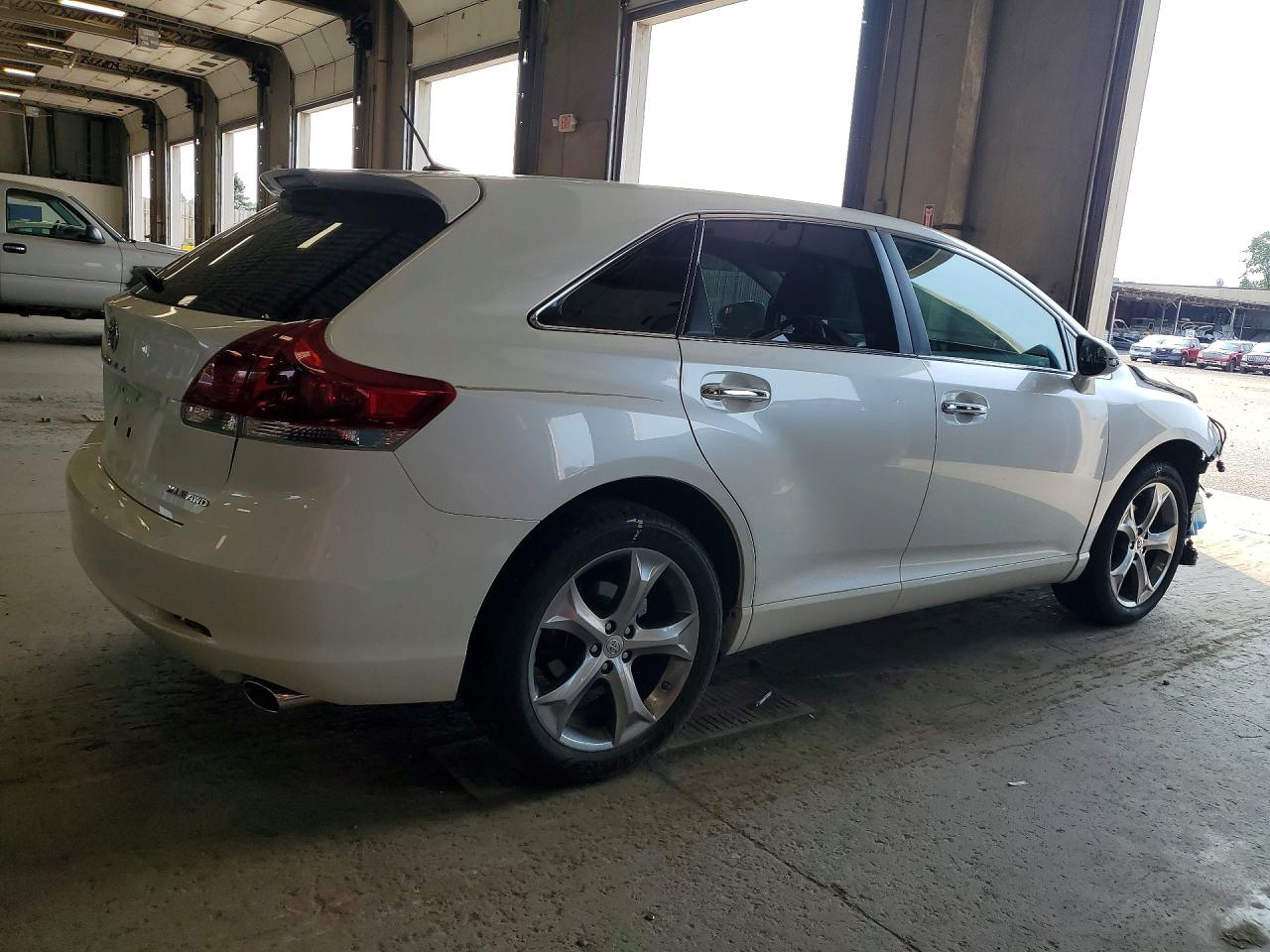 2014 Toyota Venza Xle White vin: 4T3BK3BB8EU103124