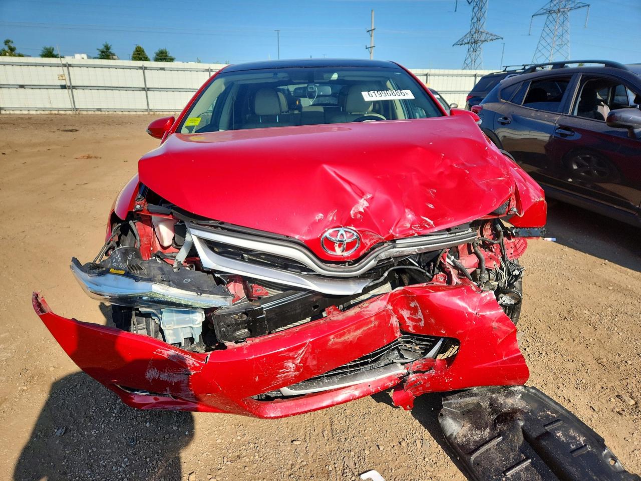 2014 Toyota Venza Limited Red vin: 4T3BK3BB8EU107710