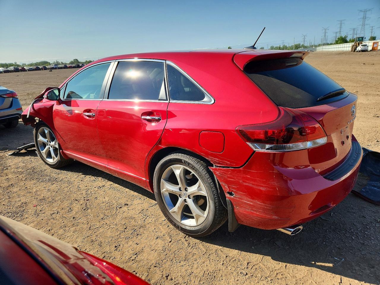 2014 Toyota Venza Limited Red vin: 4T3BK3BB8EU107710