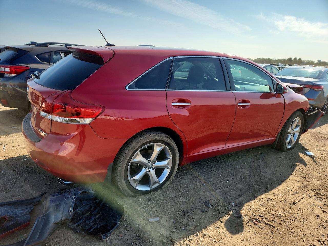 2014 Toyota Venza Limited Red vin: 4T3BK3BB8EU107710