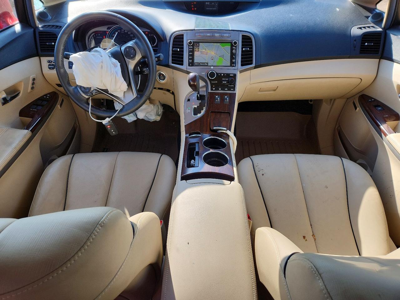 2014 Toyota Venza Limited Red vin: 4T3BK3BB8EU107710