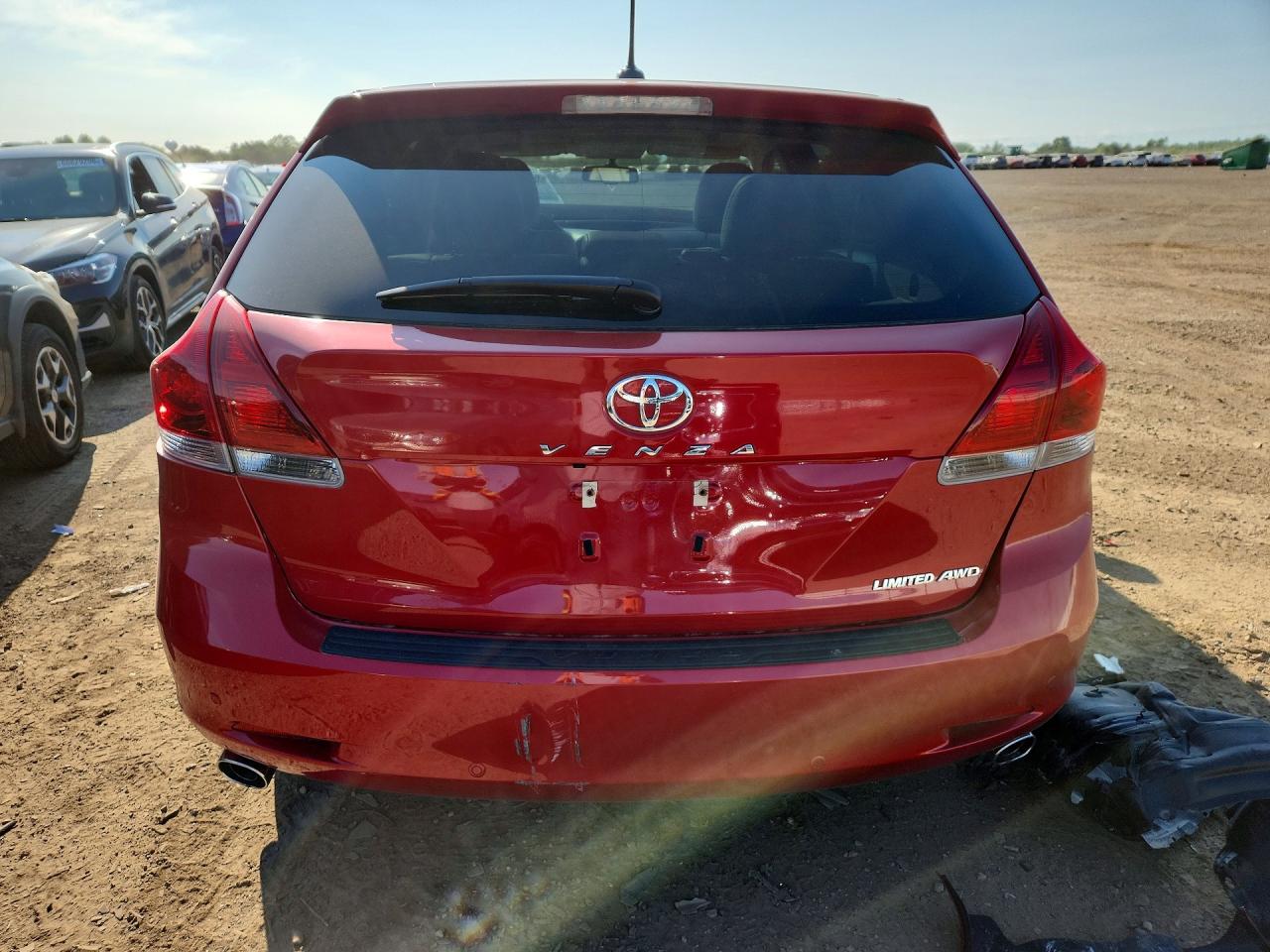 2014 Toyota Venza Limited Red vin: 4T3BK3BB8EU107710