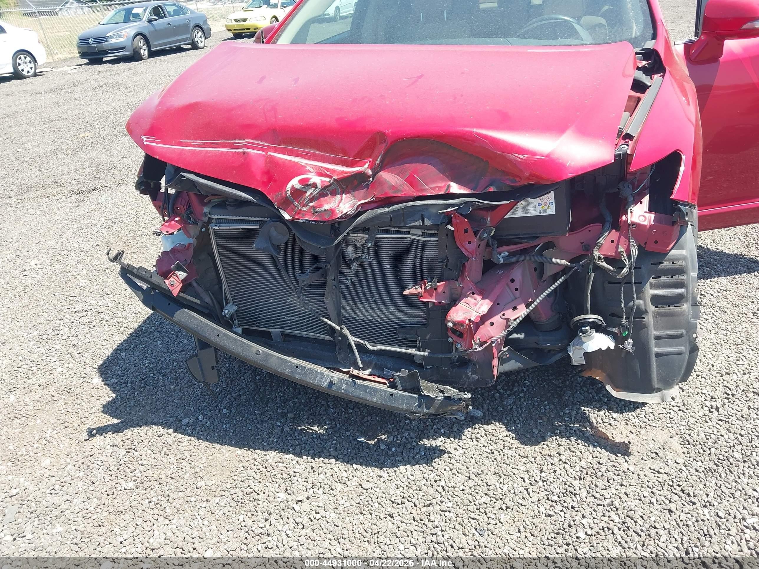 2015 Toyota Venza Xle V6 Red vin: 4T3BK3BB8FU118109
