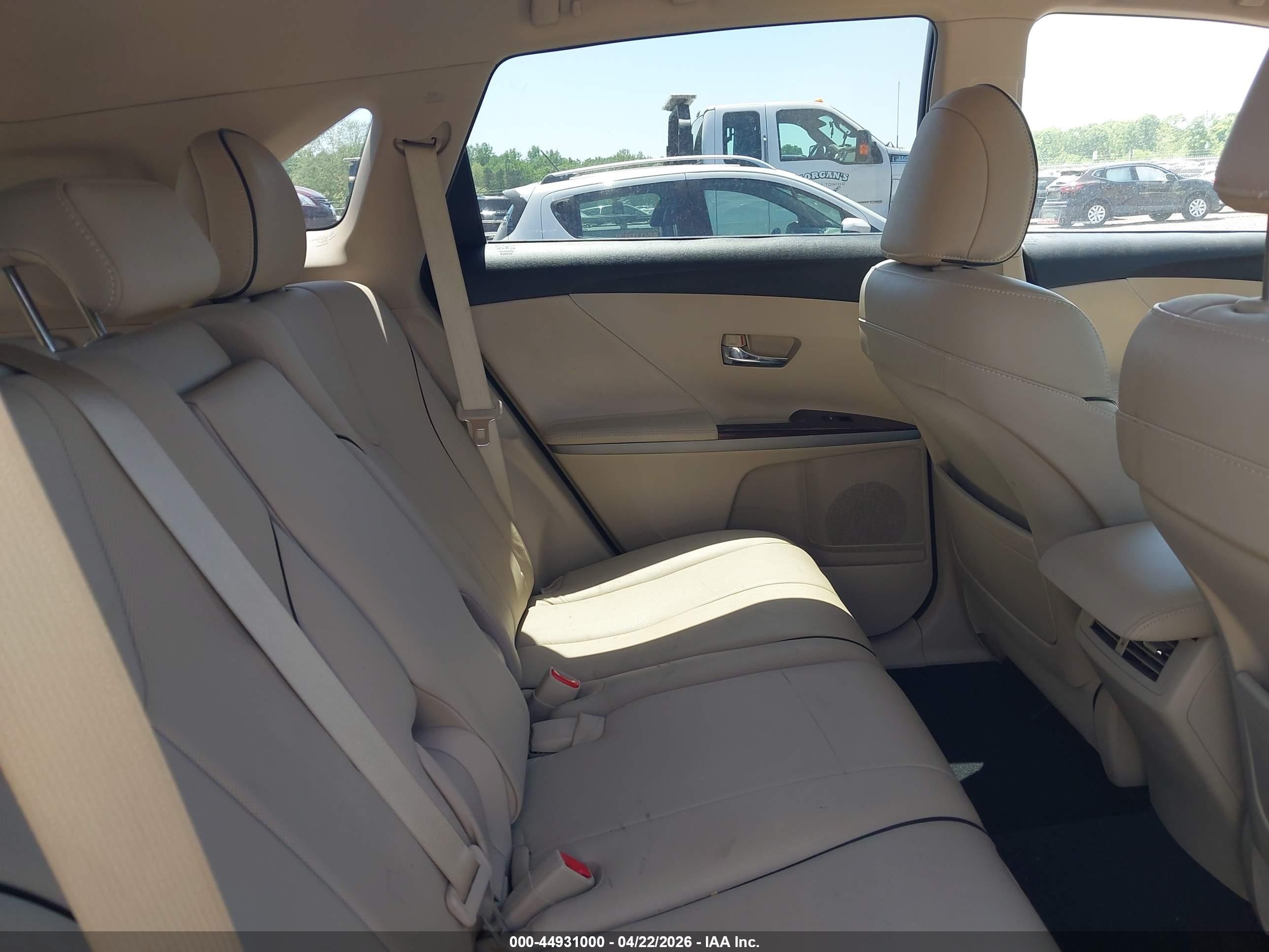2015 Toyota Venza Xle V6 Red vin: 4T3BK3BB8FU118109
