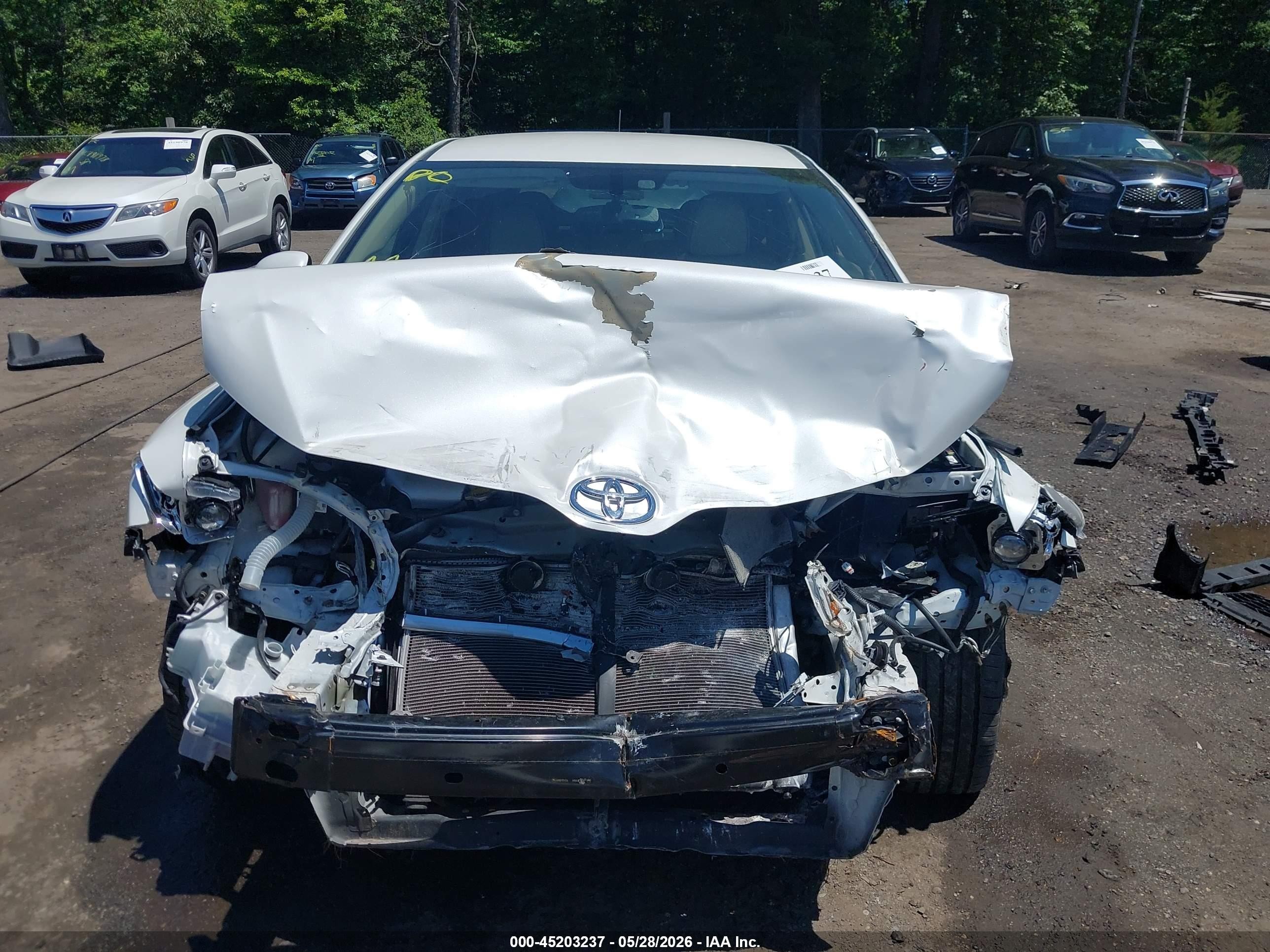 2010 Toyota Venza Base V6 White vin: 4T3BK3BB9AU038357