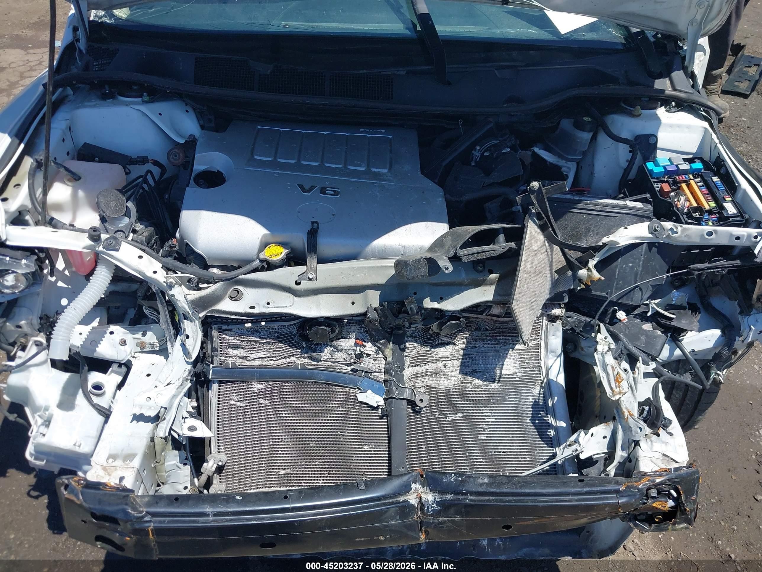 2010 Toyota Venza Base V6 White vin: 4T3BK3BB9AU038357