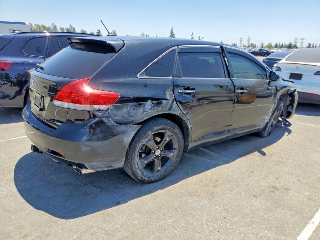 2010 Toyota Venza Awd V6 Black vin: 4T3BK3BB9AU043297