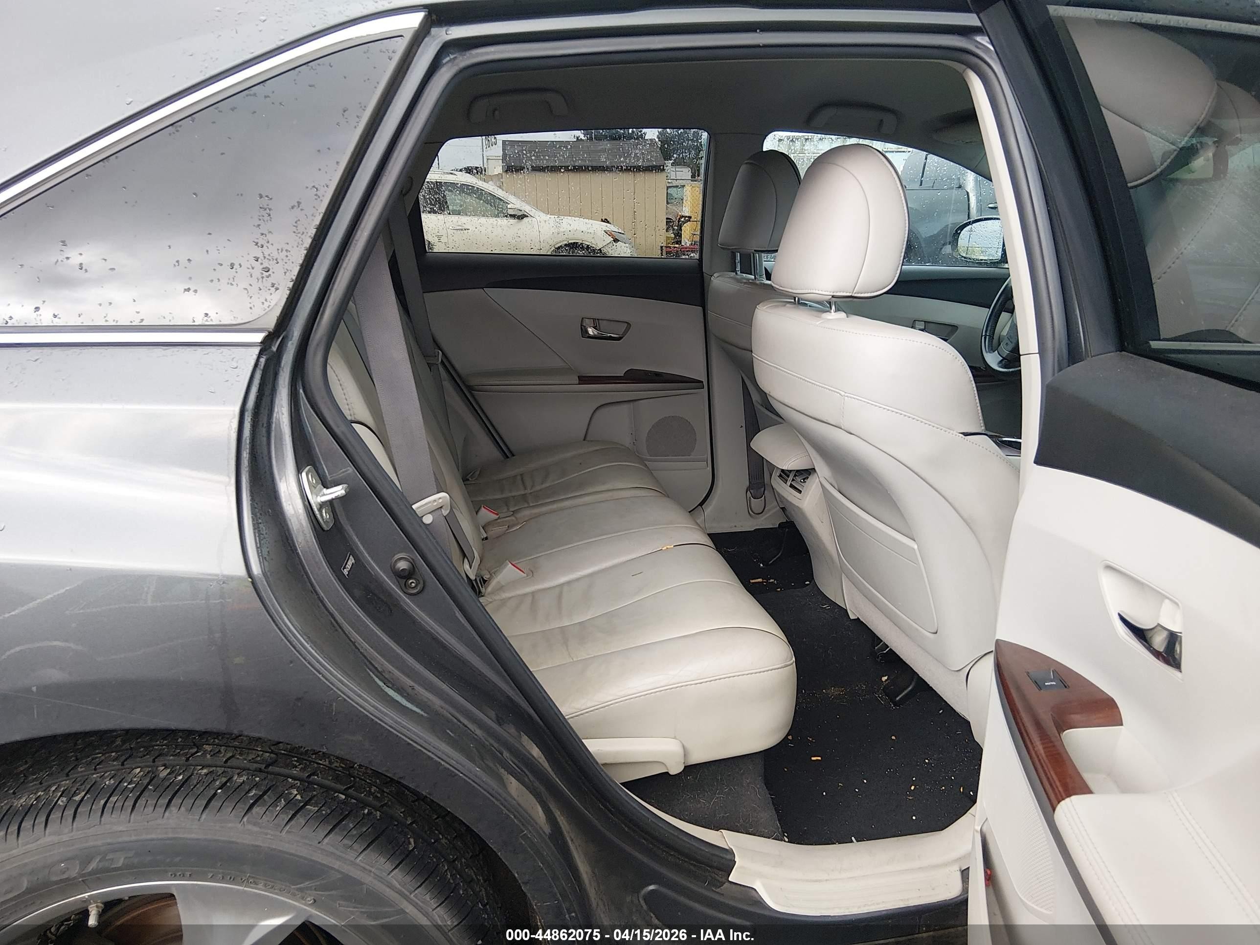 2011 Toyota Venza Base V6 Gray vin: 4T3BK3BB9BU052003