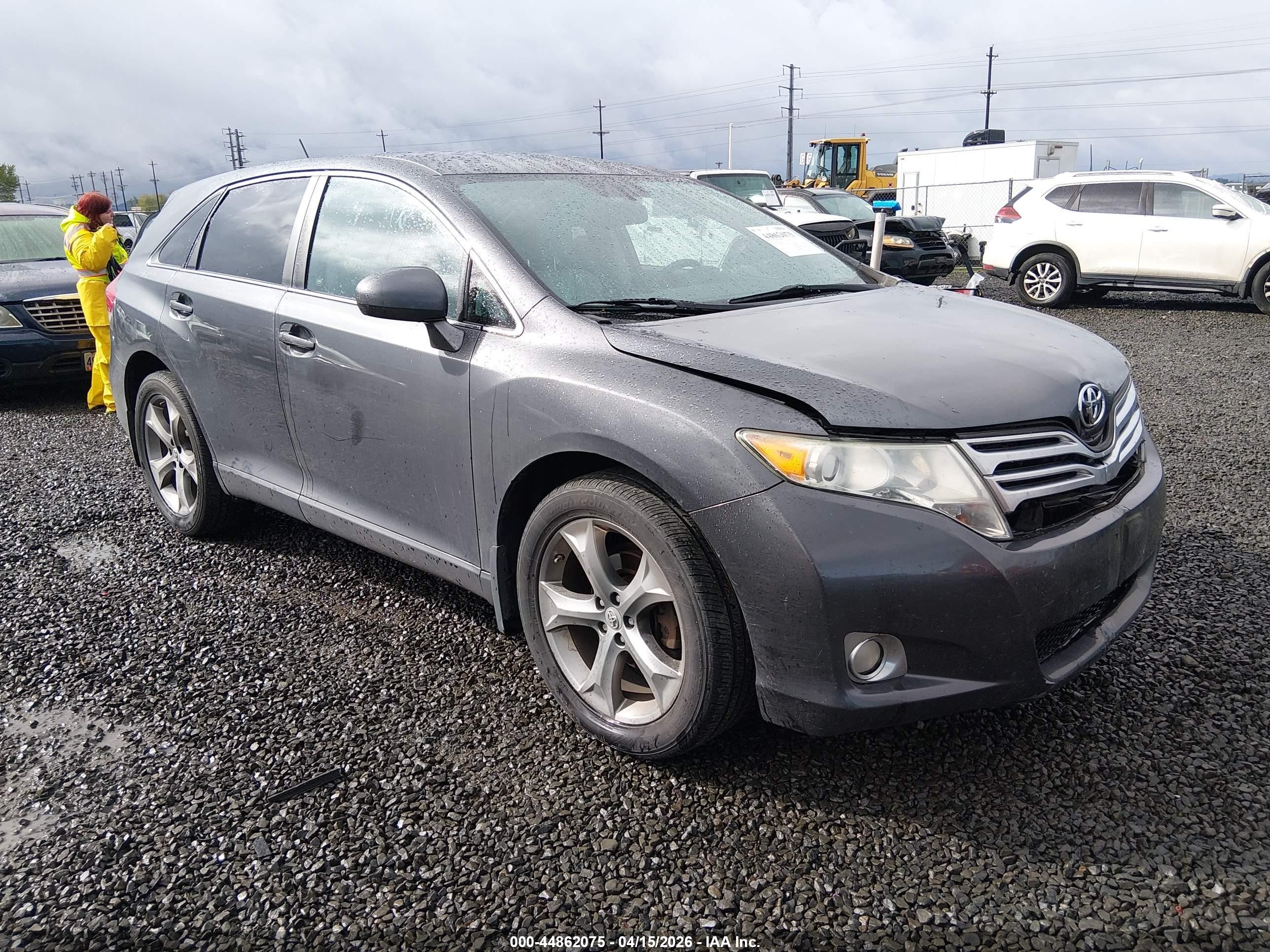 2011 Toyota Venza Base V6 Gray vin: 4T3BK3BB9BU052003