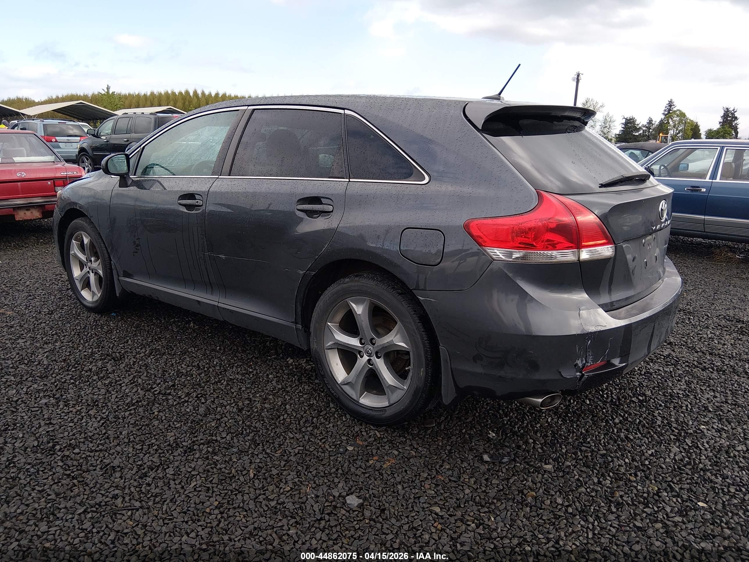 2011 Toyota Venza Base V6 Gray vin: 4T3BK3BB9BU052003