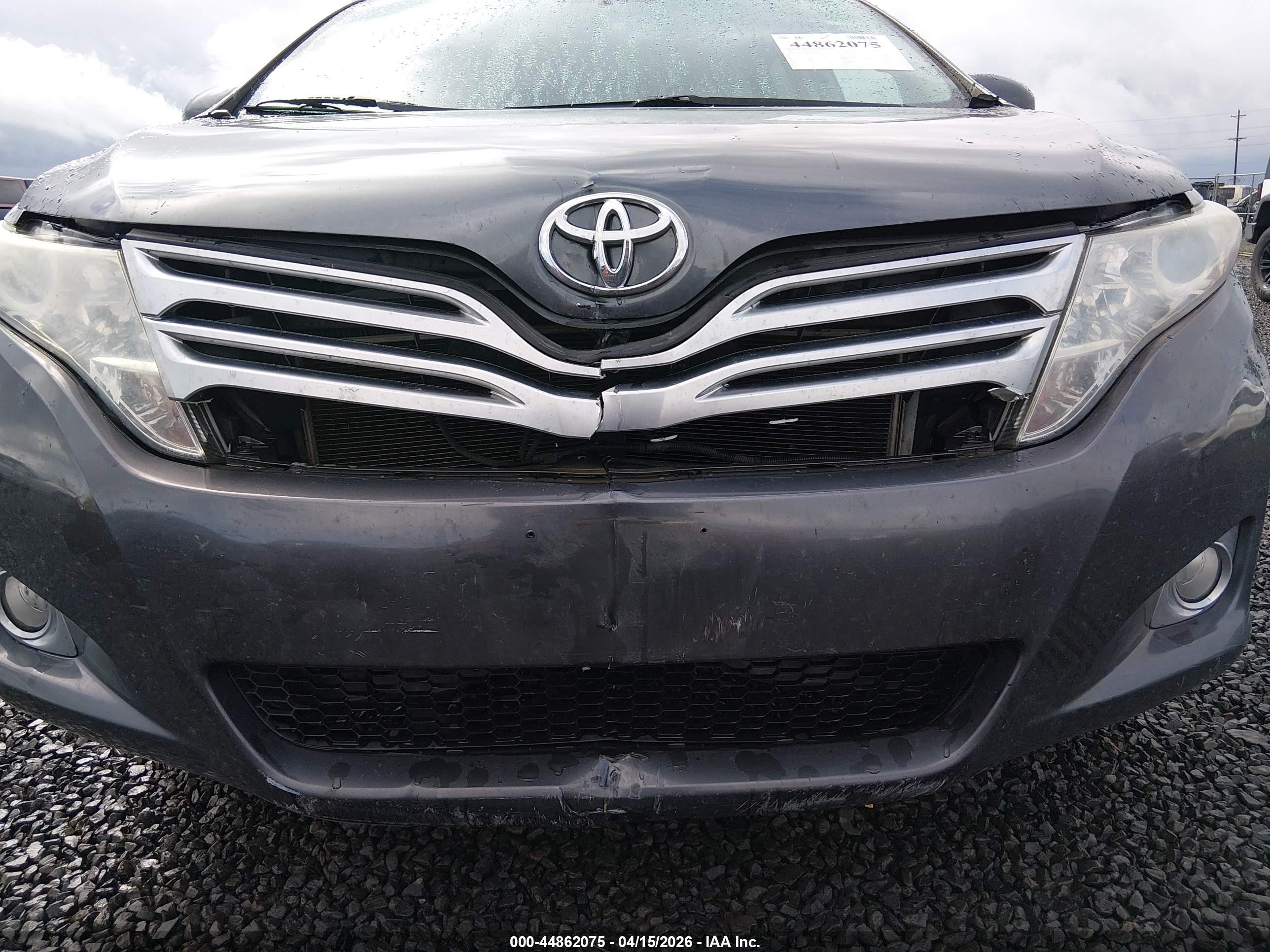 2011 Toyota Venza Base V6 Gray vin: 4T3BK3BB9BU052003