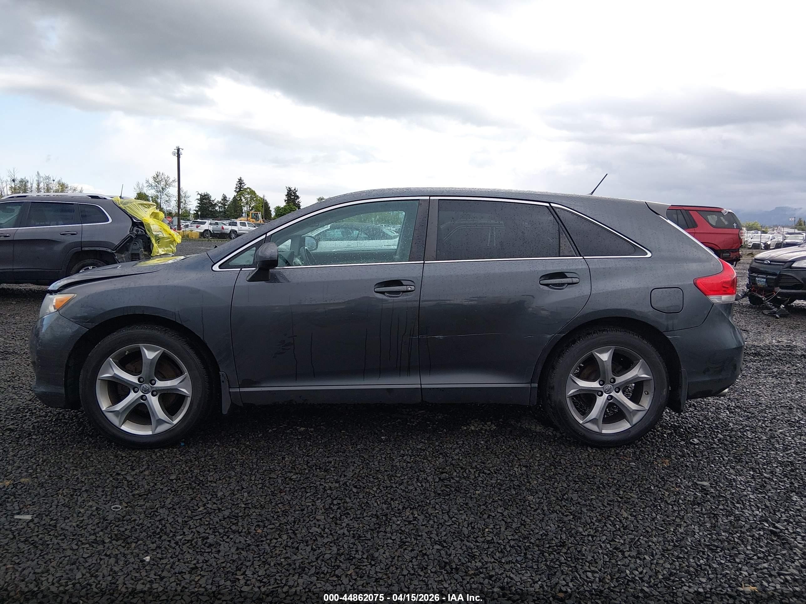 2011 Toyota Venza Base V6 Gray vin: 4T3BK3BB9BU052003