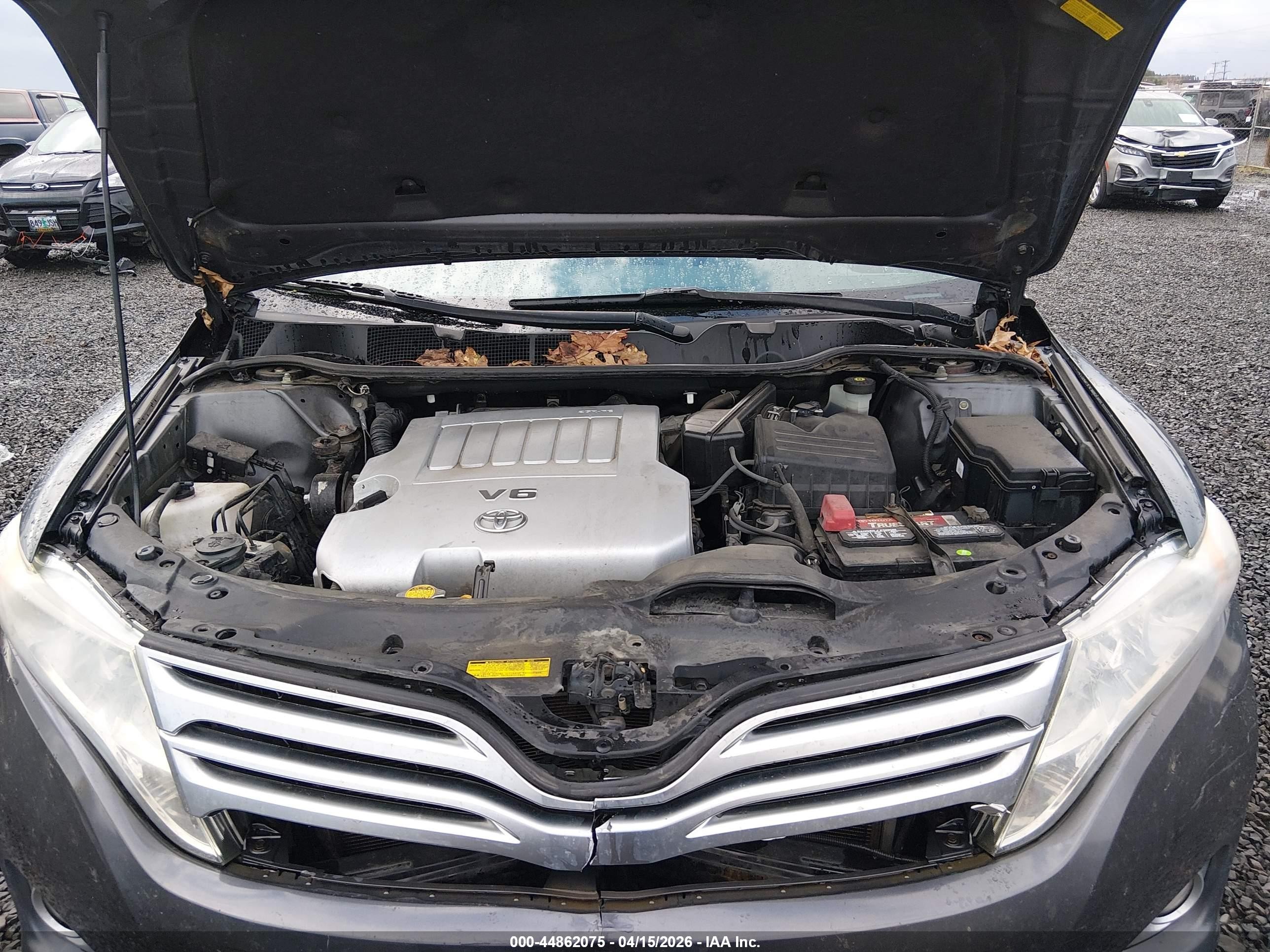 2011 Toyota Venza Base V6 Gray vin: 4T3BK3BB9BU052003