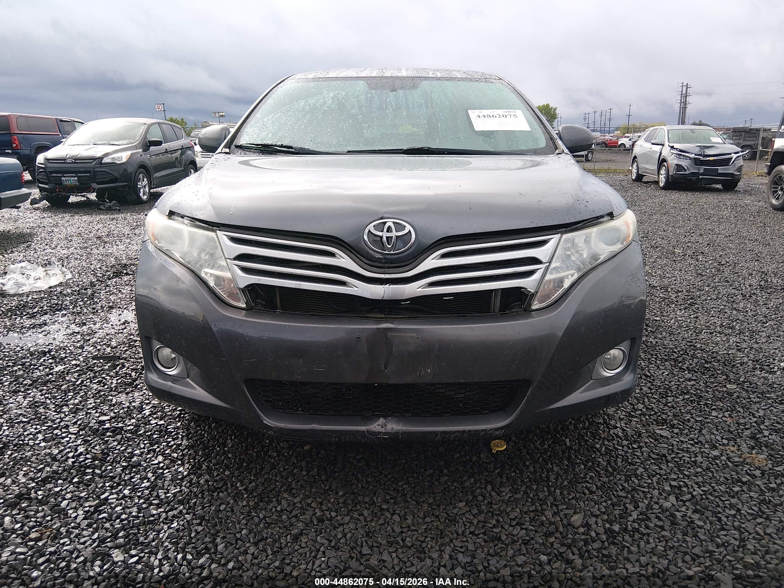 2011 Toyota Venza Base V6 Gray vin: 4T3BK3BB9BU052003