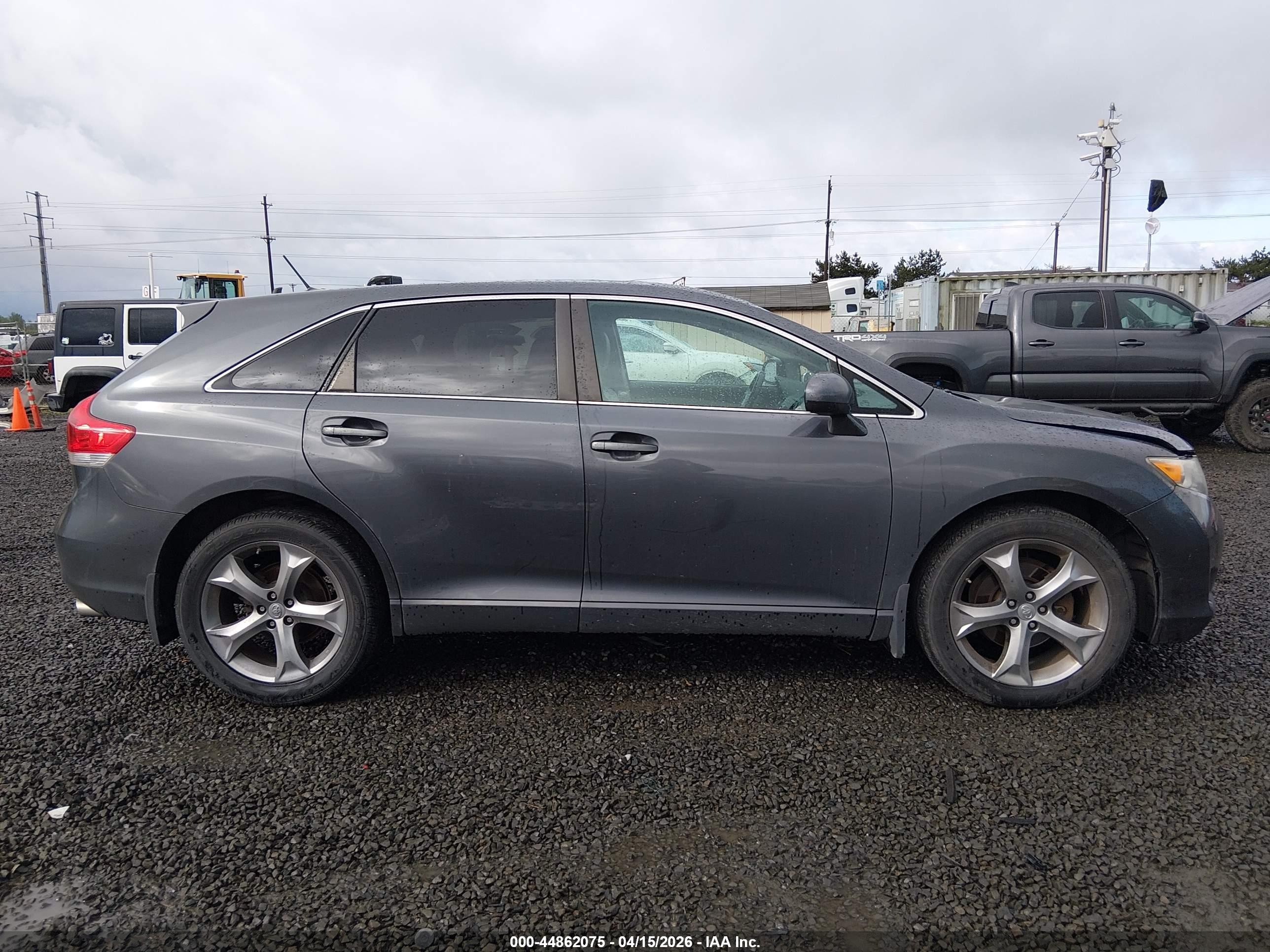 2011 Toyota Venza Base V6 Gray vin: 4T3BK3BB9BU052003