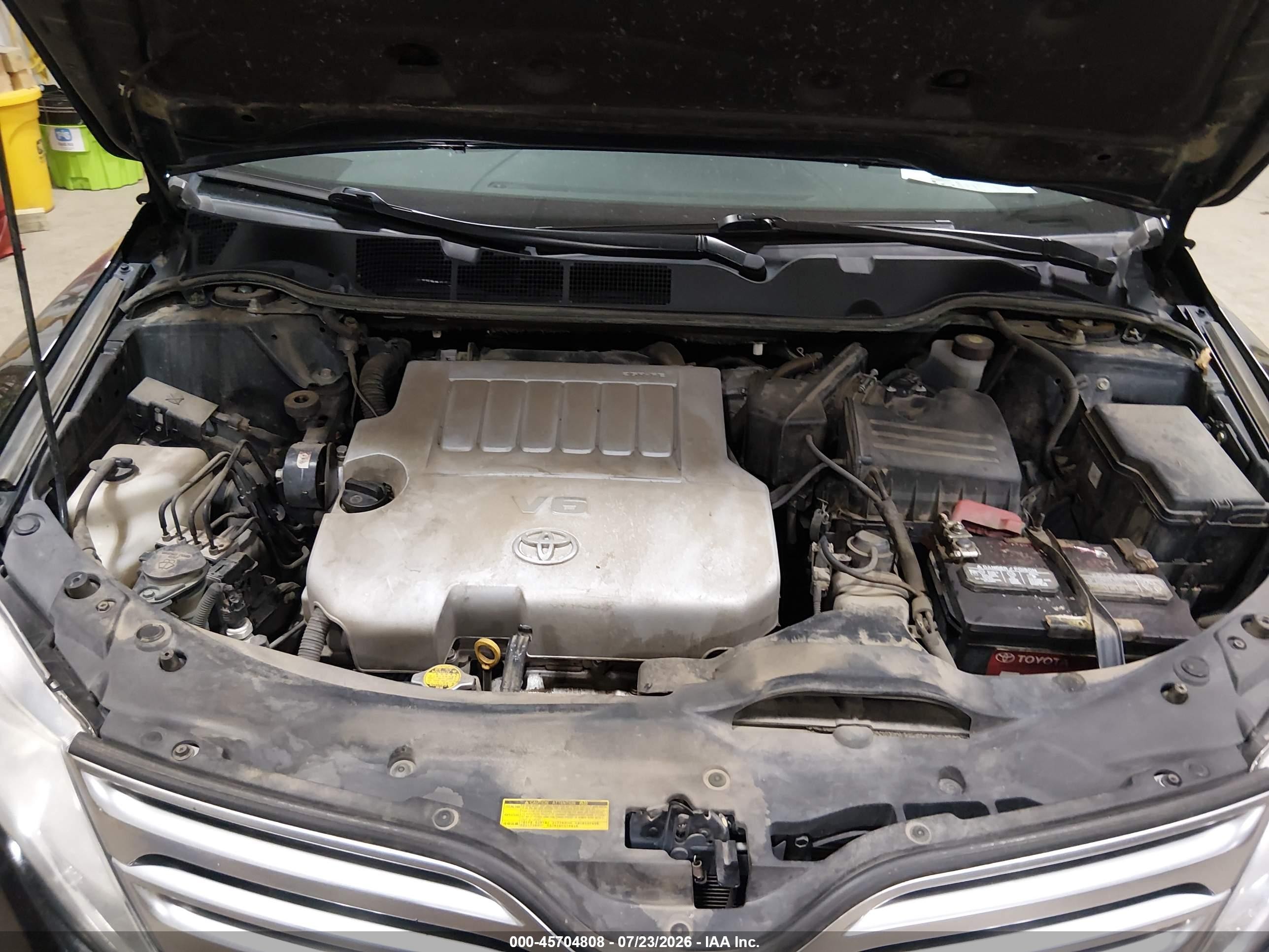 2011 Toyota Venza Base V6 Black vin: 4T3BK3BB9BU055371