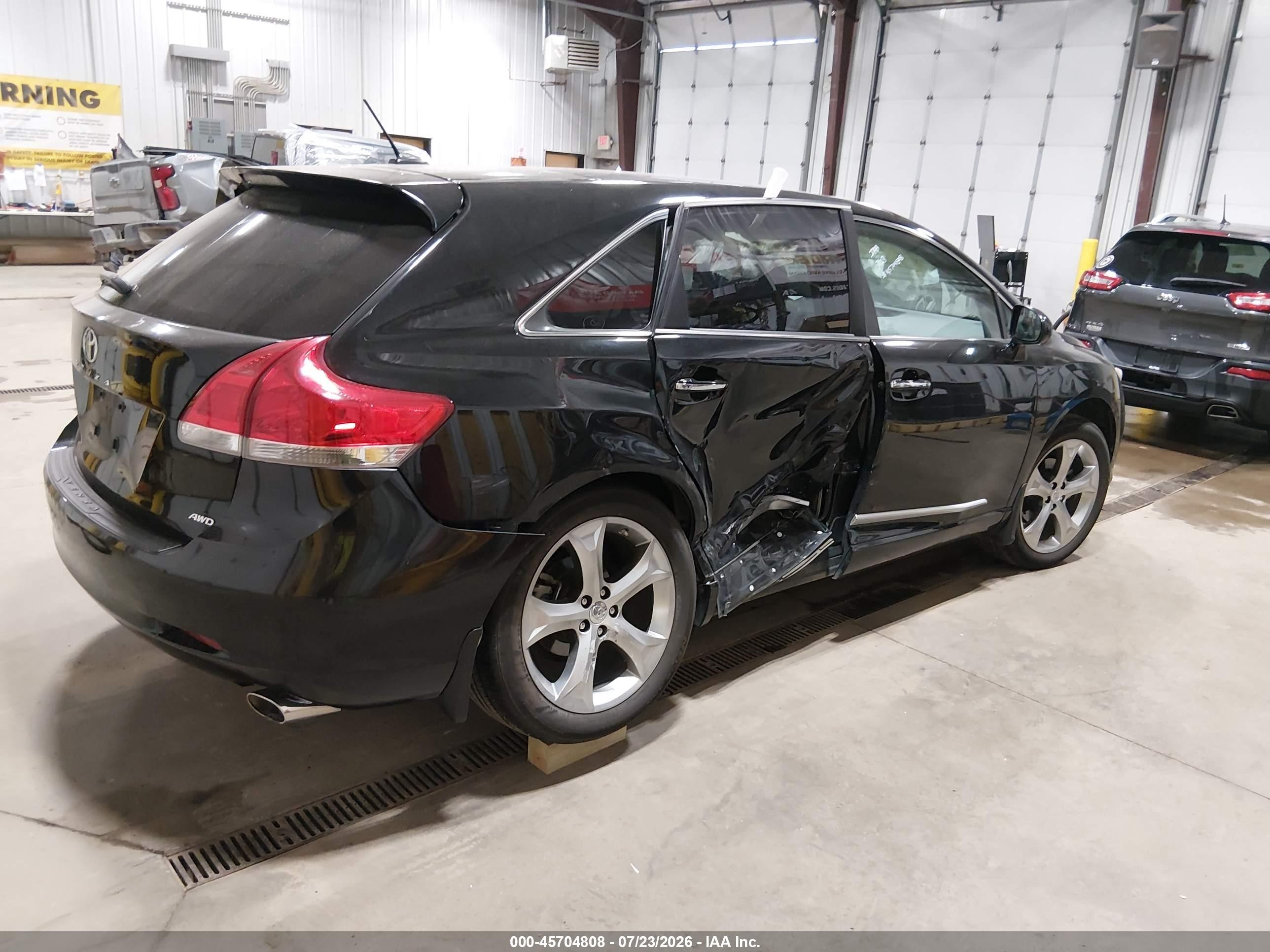 2011 Toyota Venza Base V6 Black vin: 4T3BK3BB9BU055371