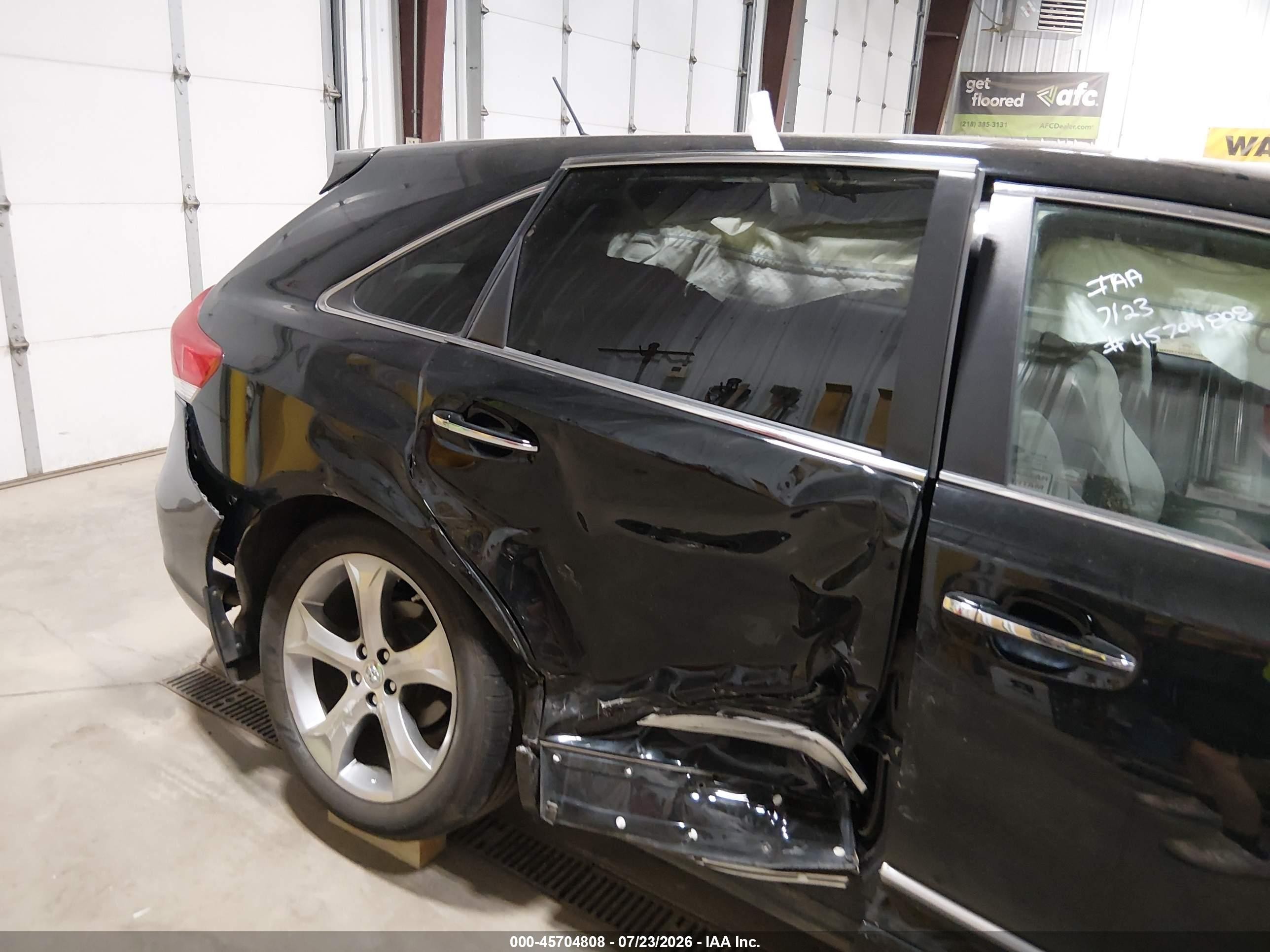 2011 Toyota Venza Base V6 Black vin: 4T3BK3BB9BU055371
