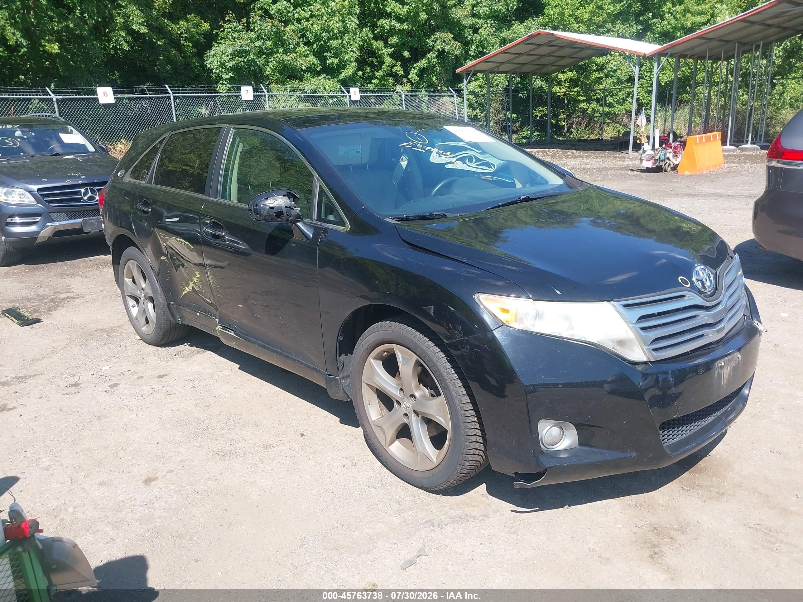 2012 Toyota Venza Limited V6 Black vin: 4T3BK3BB9CU068476
