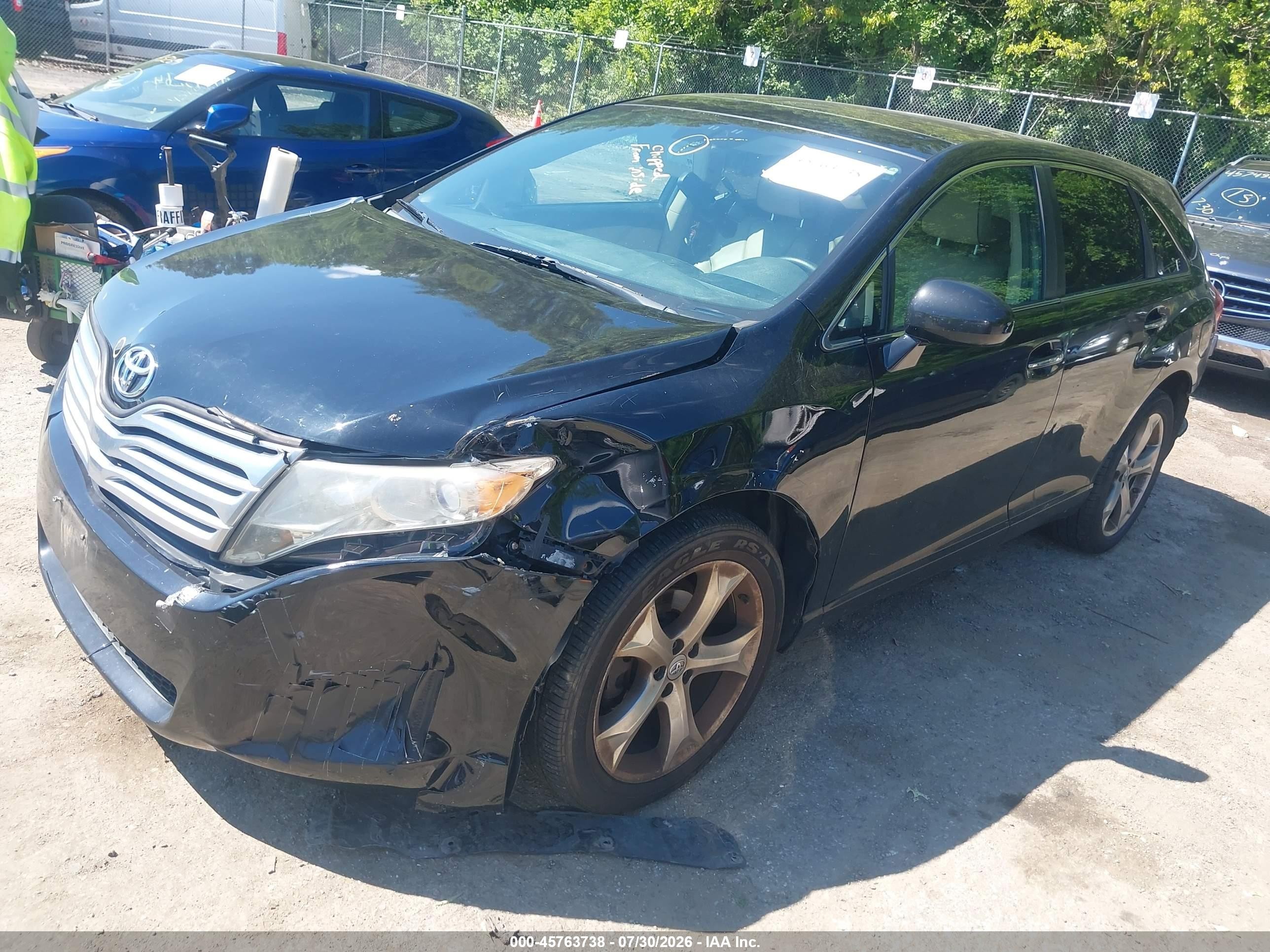 2012 Toyota Venza Limited V6 Black vin: 4T3BK3BB9CU068476