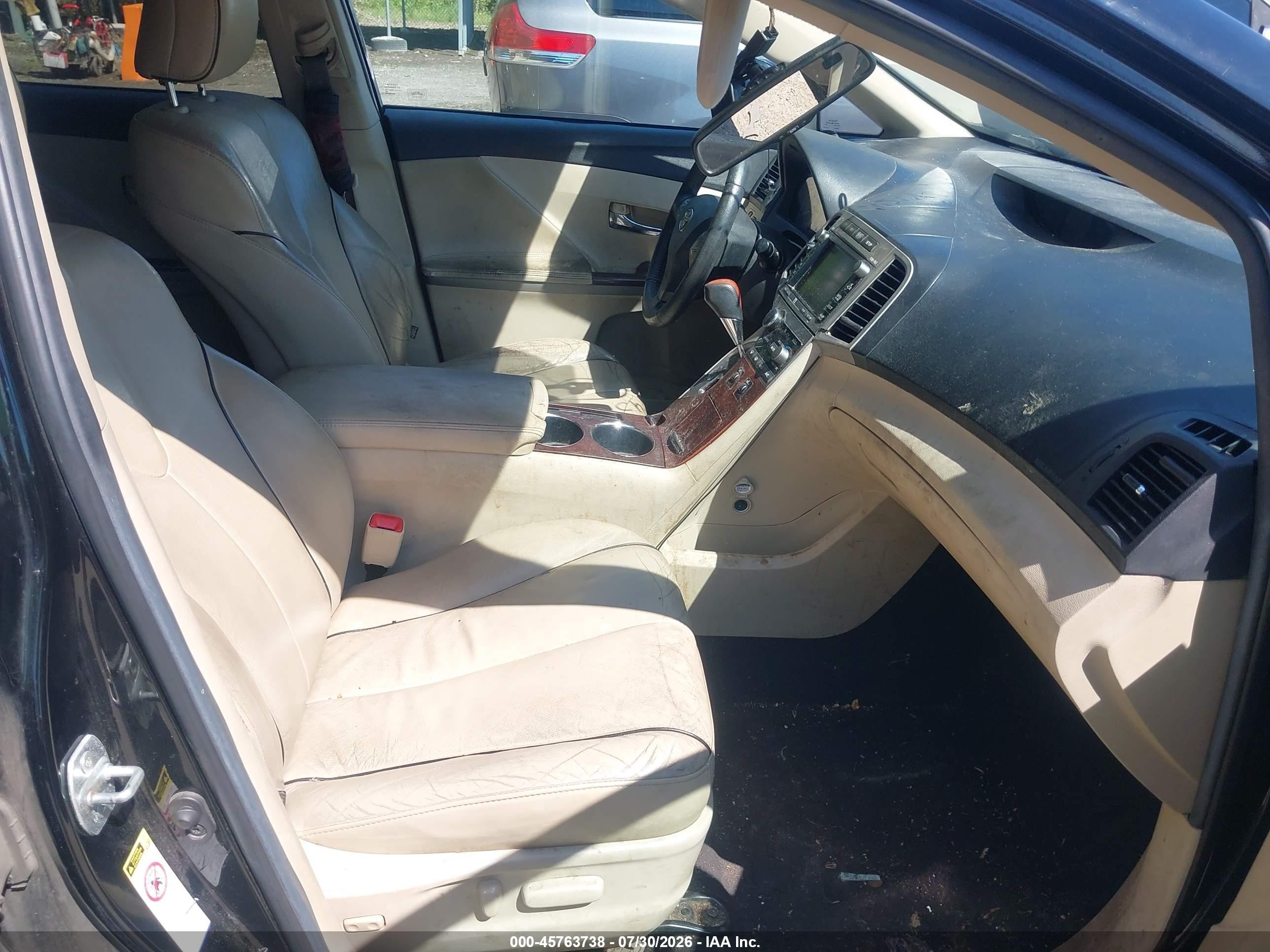 2012 Toyota Venza Limited V6 Black vin: 4T3BK3BB9CU068476