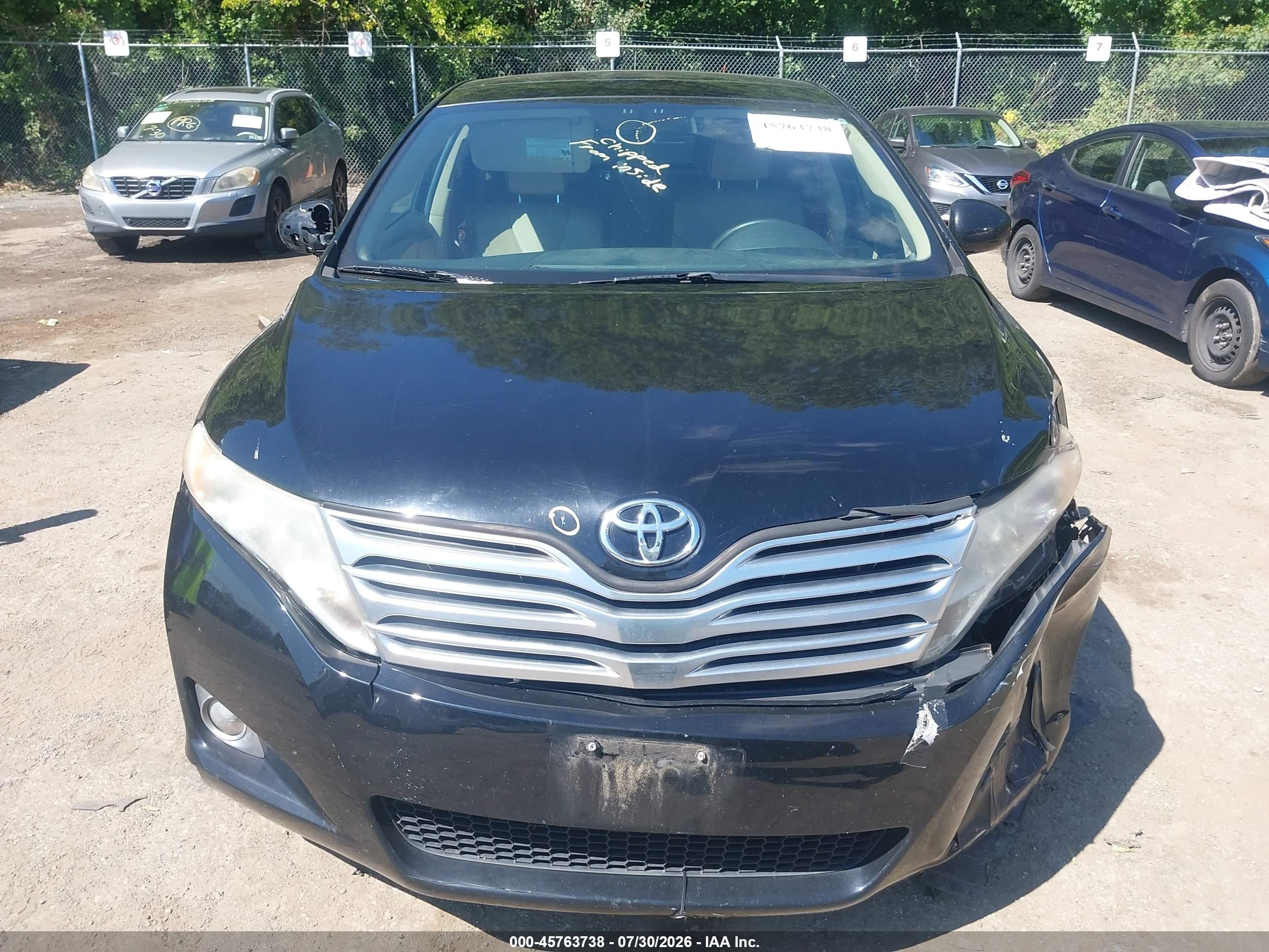 2012 Toyota Venza Limited V6 Black vin: 4T3BK3BB9CU068476
