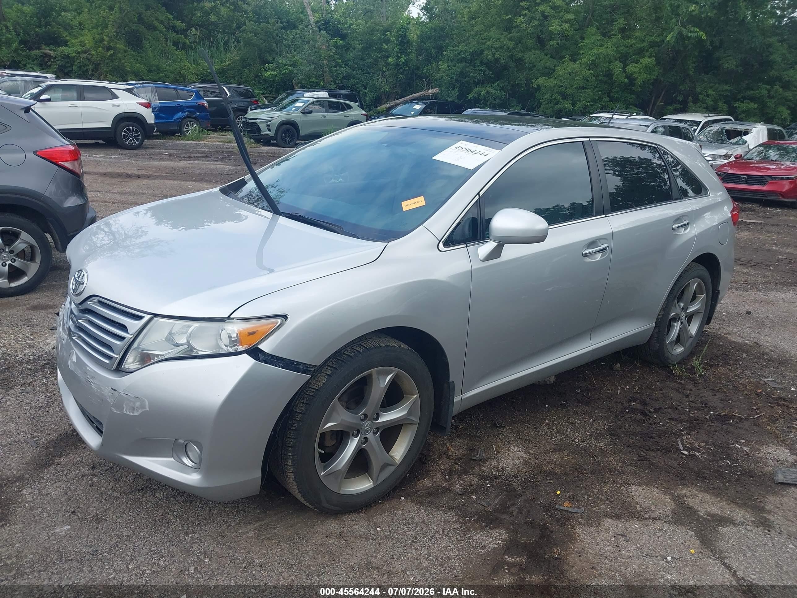 2012 Toyota Venza Limited V6 Silver vin: 4T3BK3BB9CU069711