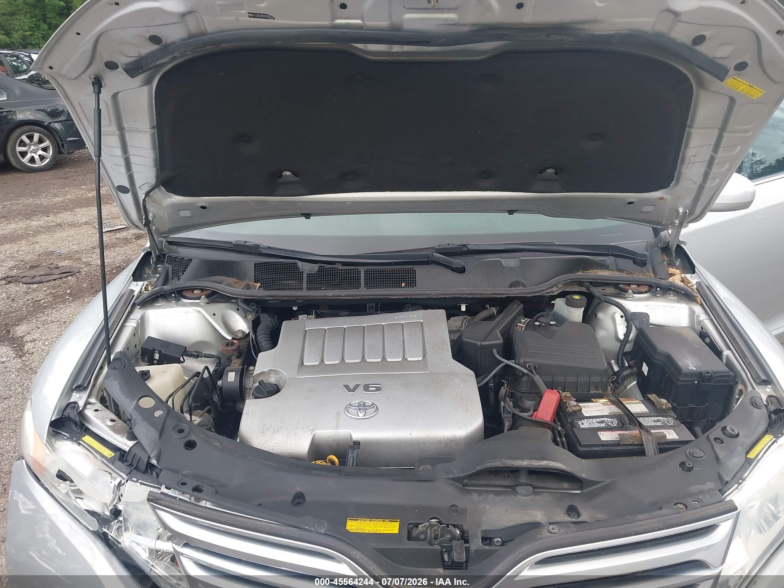 2012 Toyota Venza Limited V6 Silver vin: 4T3BK3BB9CU069711