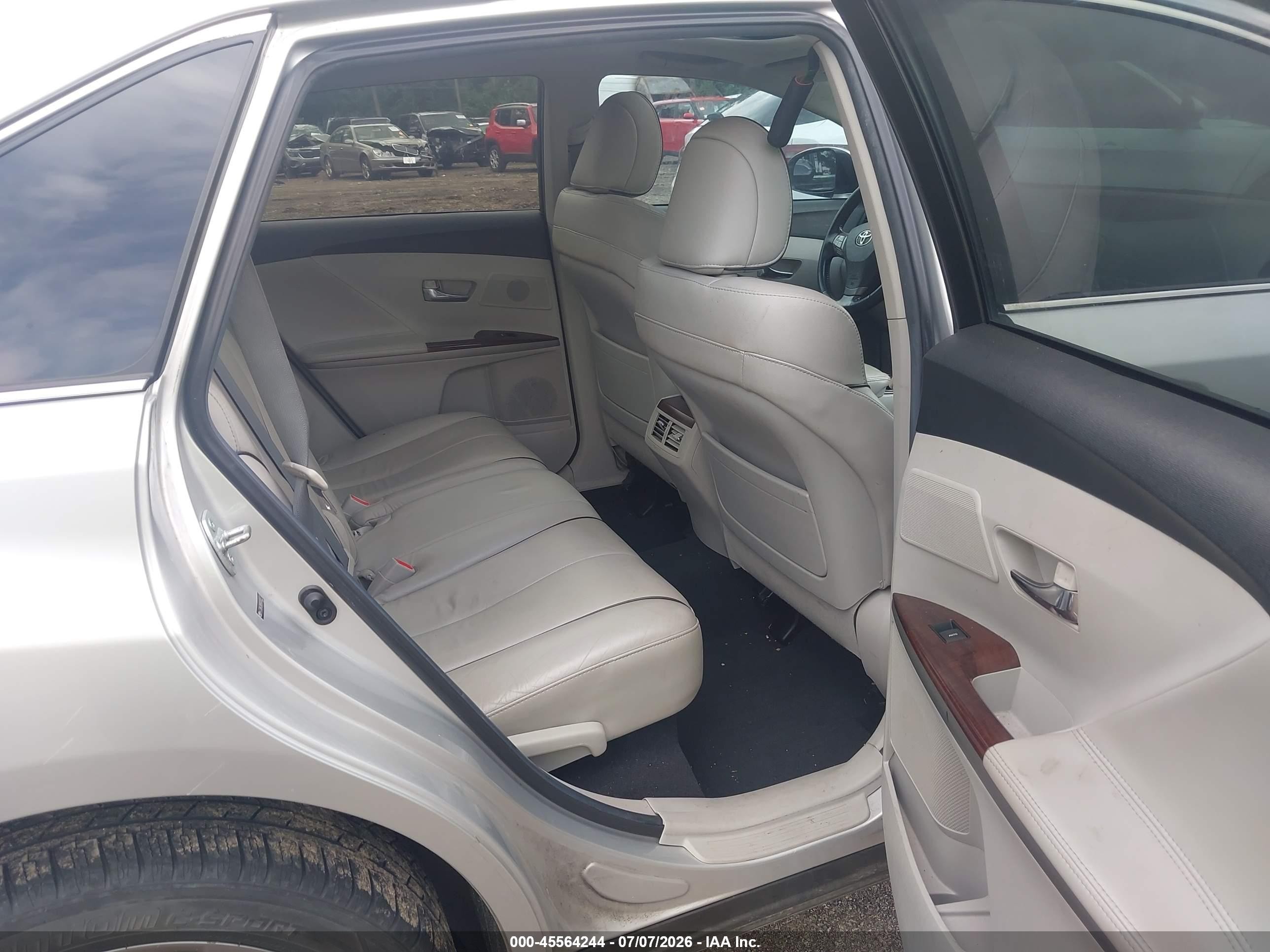 2012 Toyota Venza Limited V6 Silver vin: 4T3BK3BB9CU069711