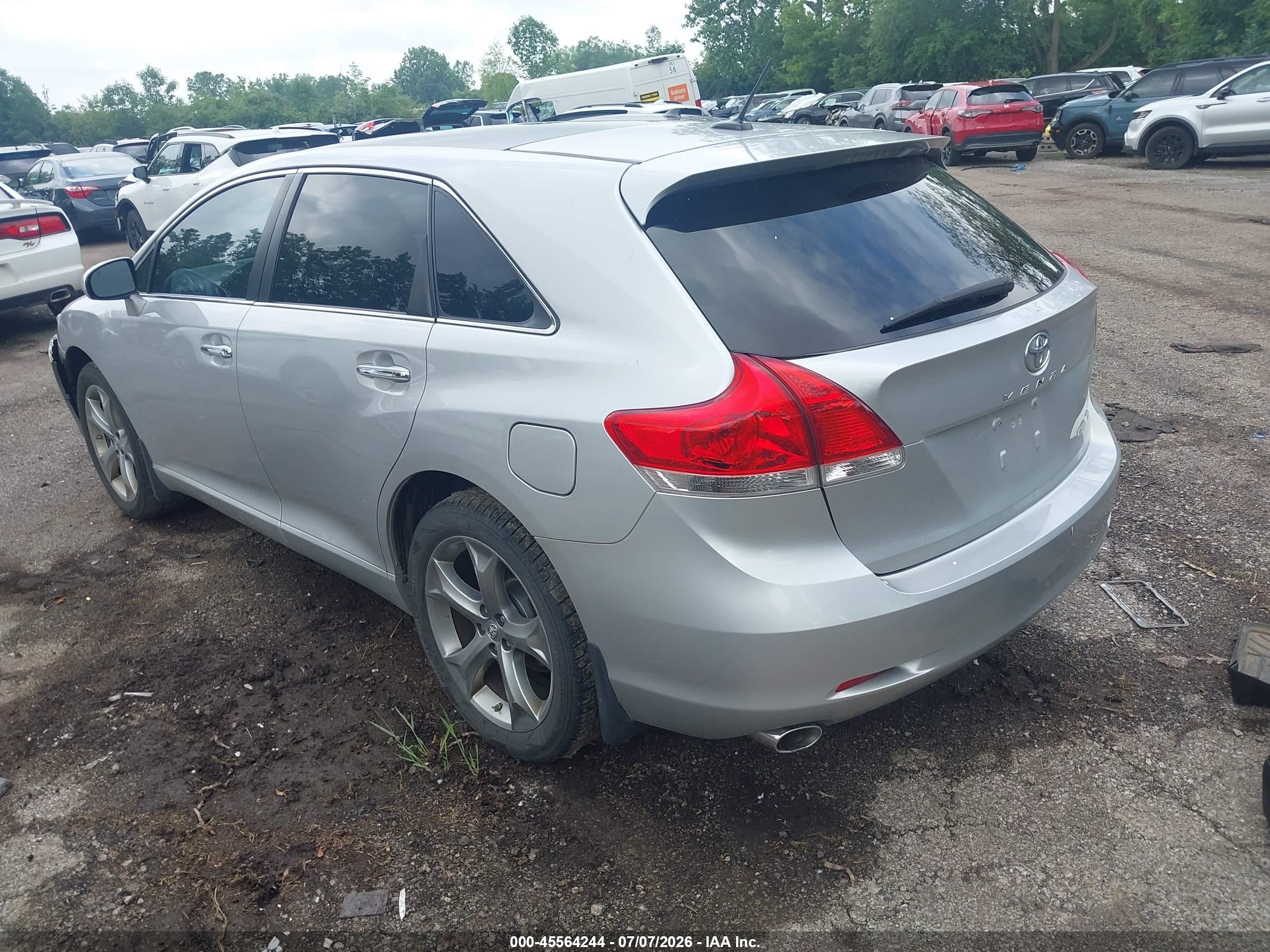2012 Toyota Venza Limited V6 Silver vin: 4T3BK3BB9CU069711