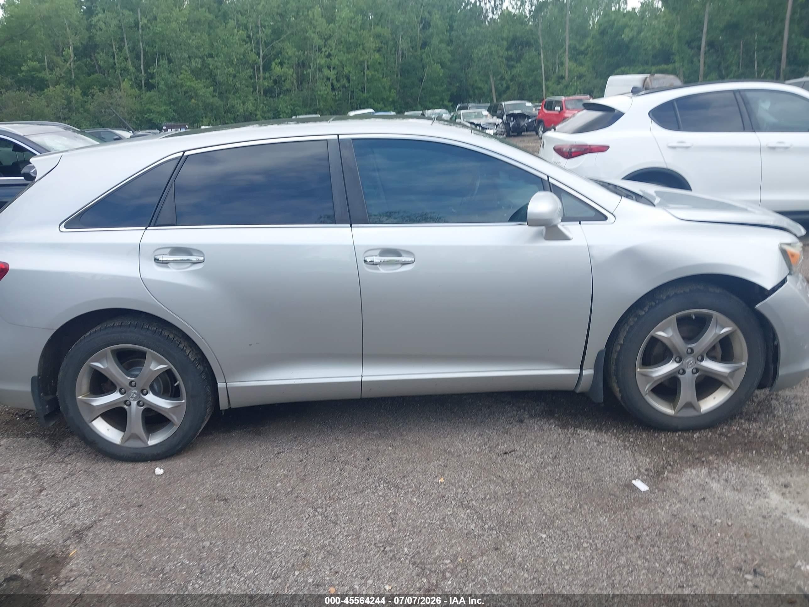 2012 Toyota Venza Limited V6 Silver vin: 4T3BK3BB9CU069711