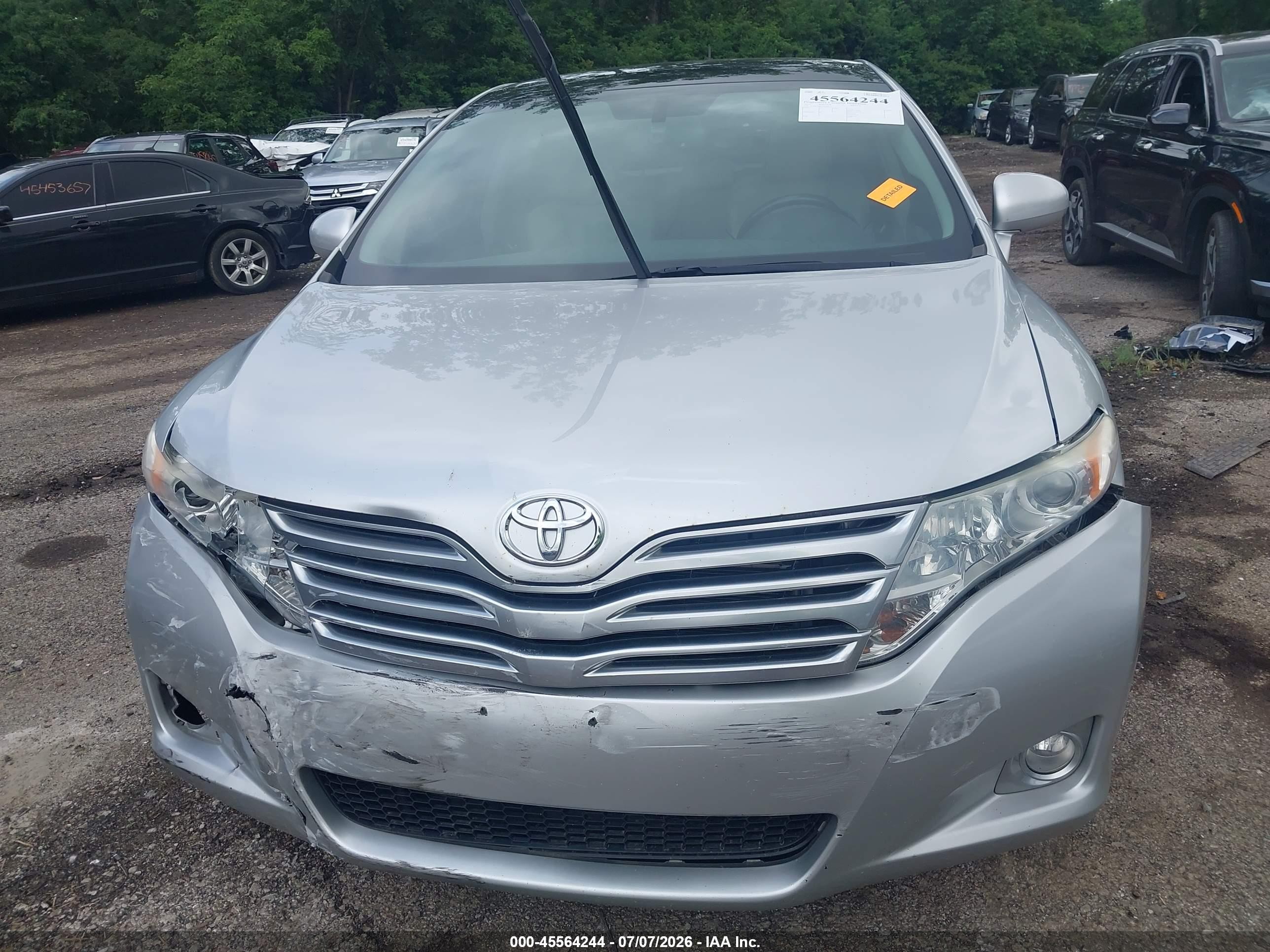 2012 Toyota Venza Limited V6 Silver vin: 4T3BK3BB9CU069711