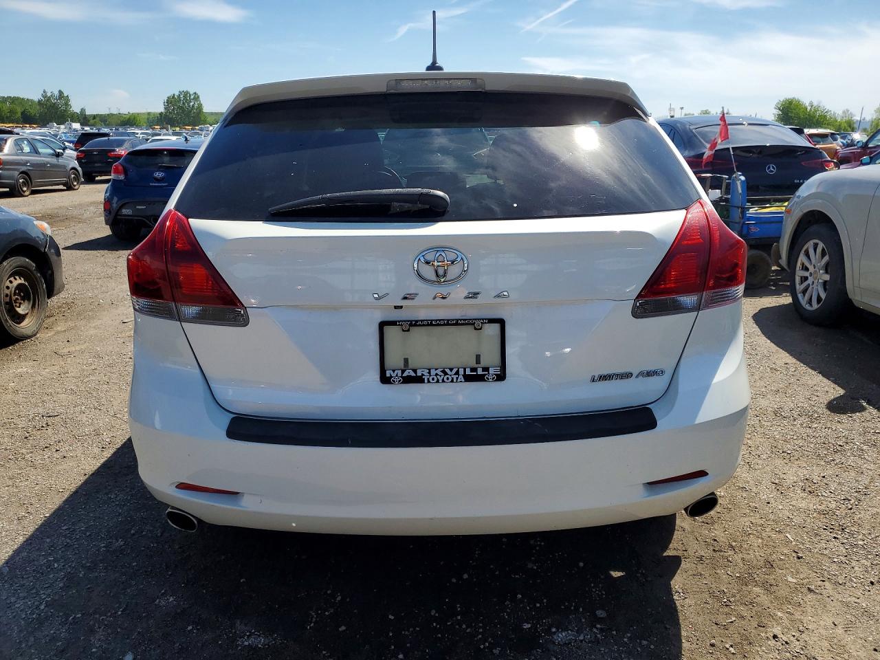 2014 Toyota Venza Le White vin: 4T3BK3BB9EU096457