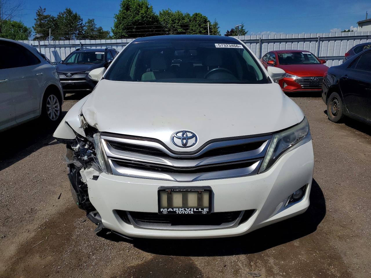 2014 Toyota Venza Le White vin: 4T3BK3BB9EU096457