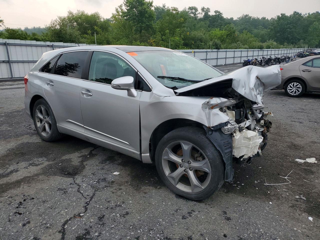 2014 Toyota Venza Limited Silver vin: 4T3BK3BB9EU098998