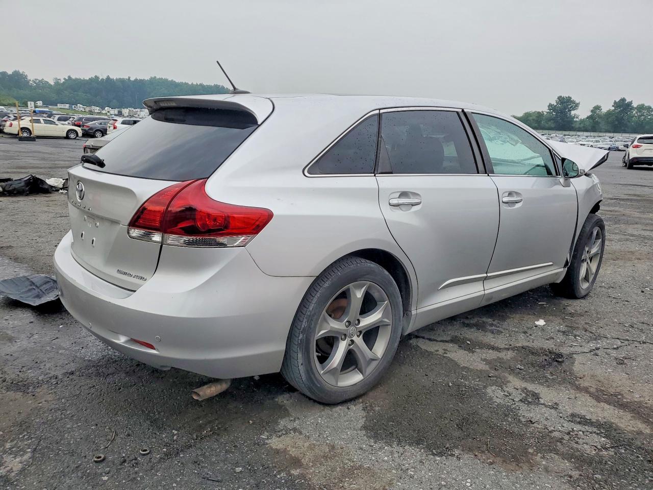 2014 Toyota Venza Limited Silver vin: 4T3BK3BB9EU098998