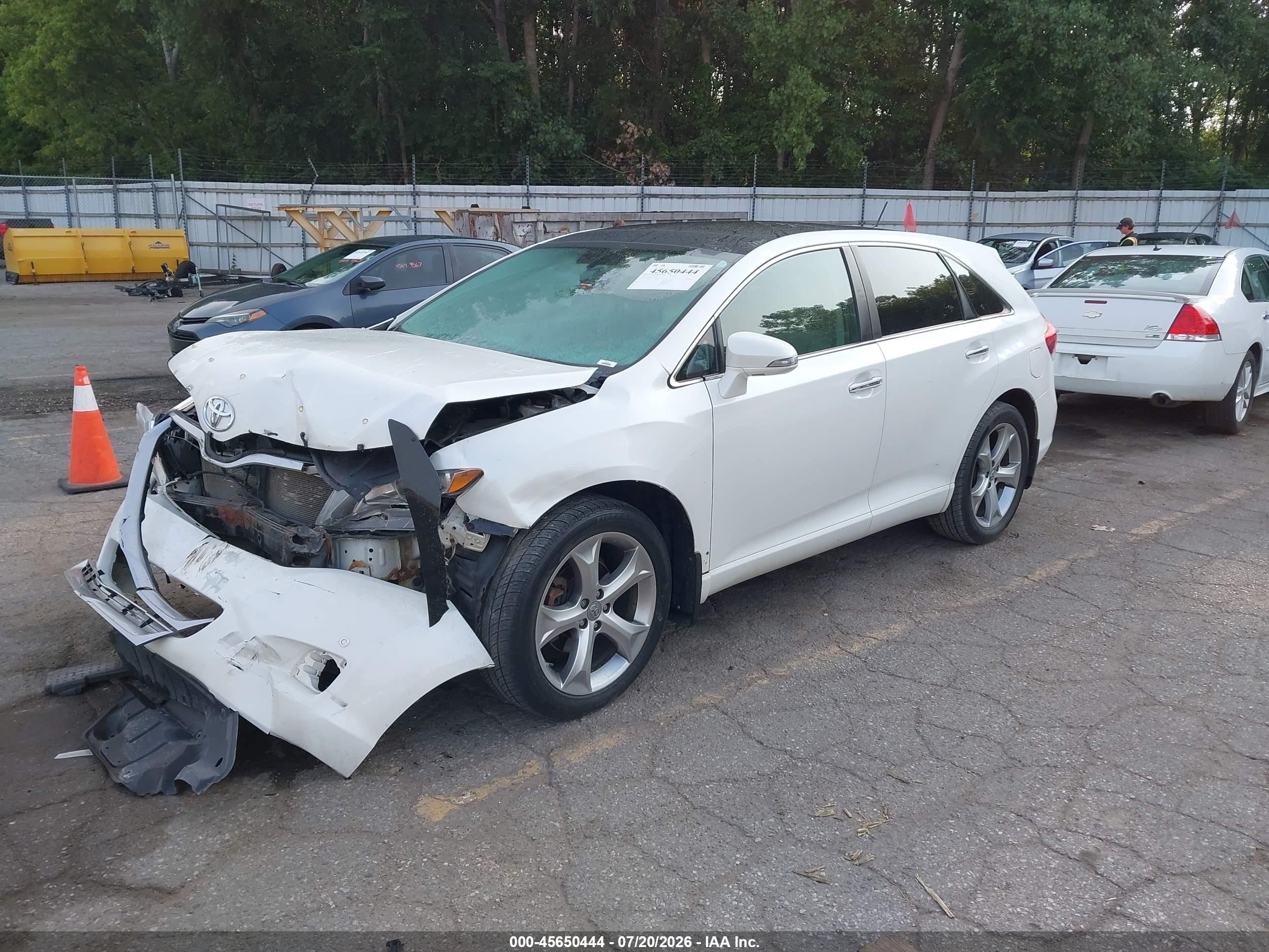 2014 Toyota Venza Base V6 Белый vin: 4T3BK3BB9EU101298