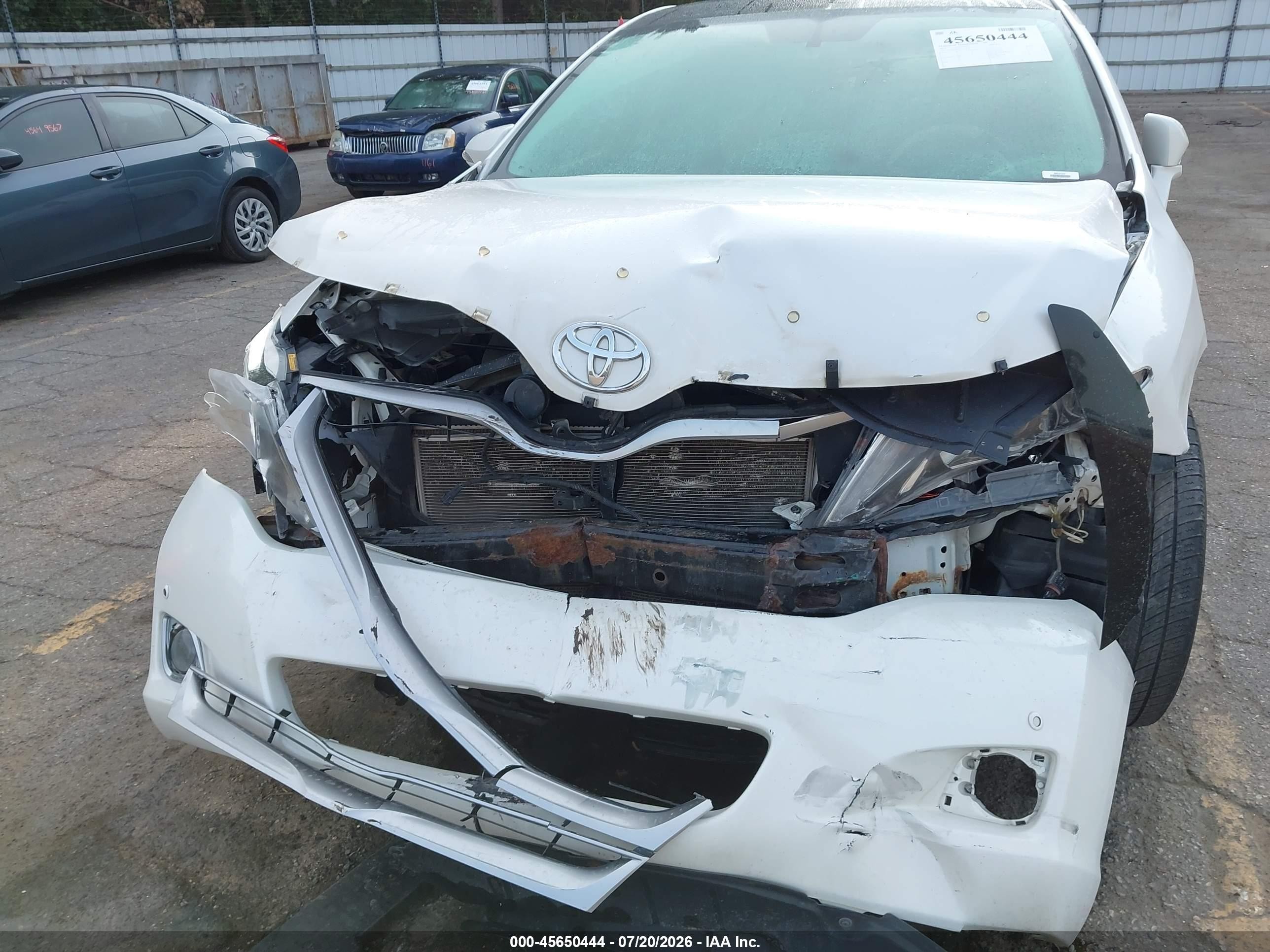 2014 Toyota Venza Base V6 Белый vin: 4T3BK3BB9EU101298