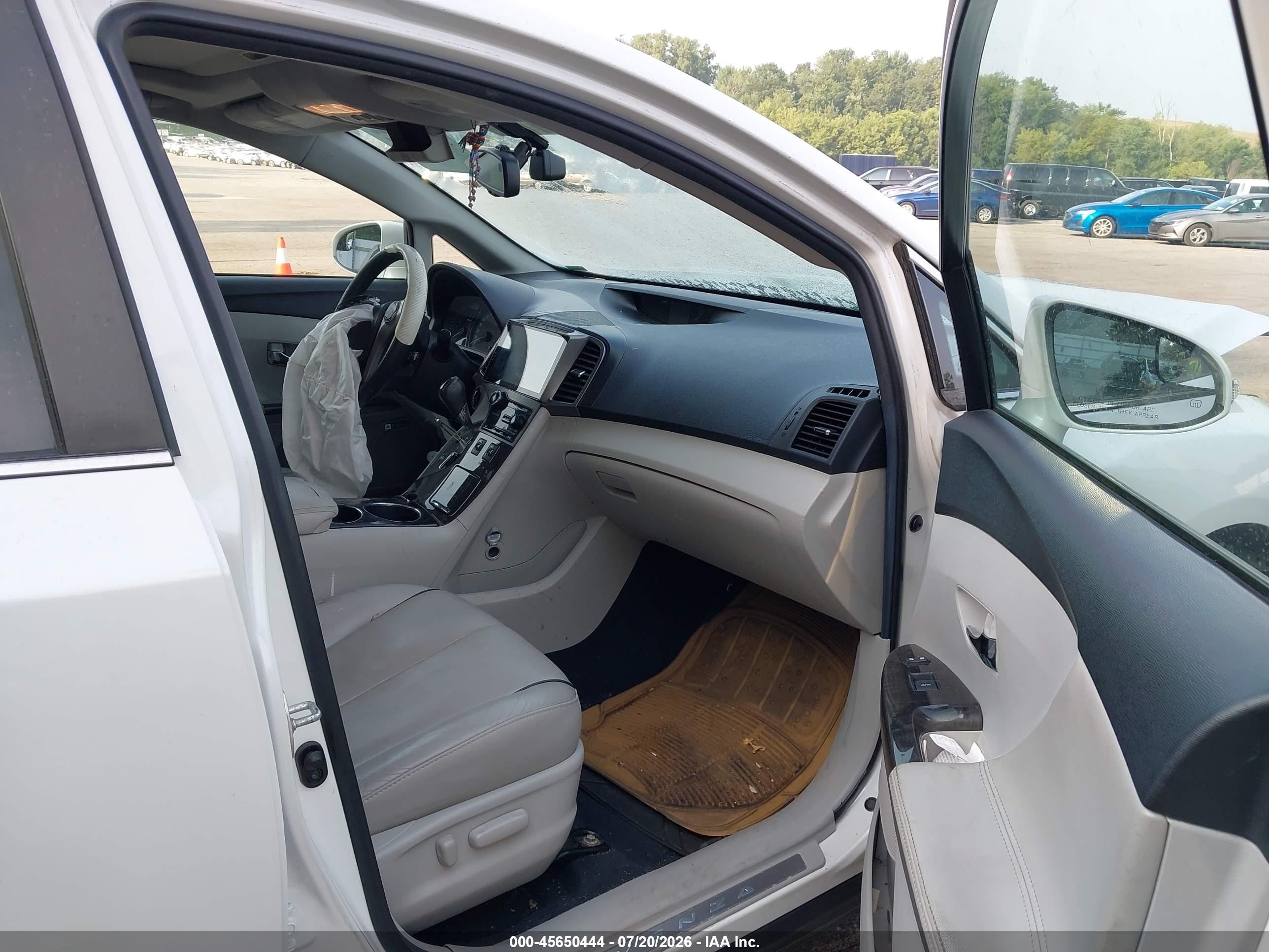 2014 Toyota Venza Base V6 Белый vin: 4T3BK3BB9EU101298