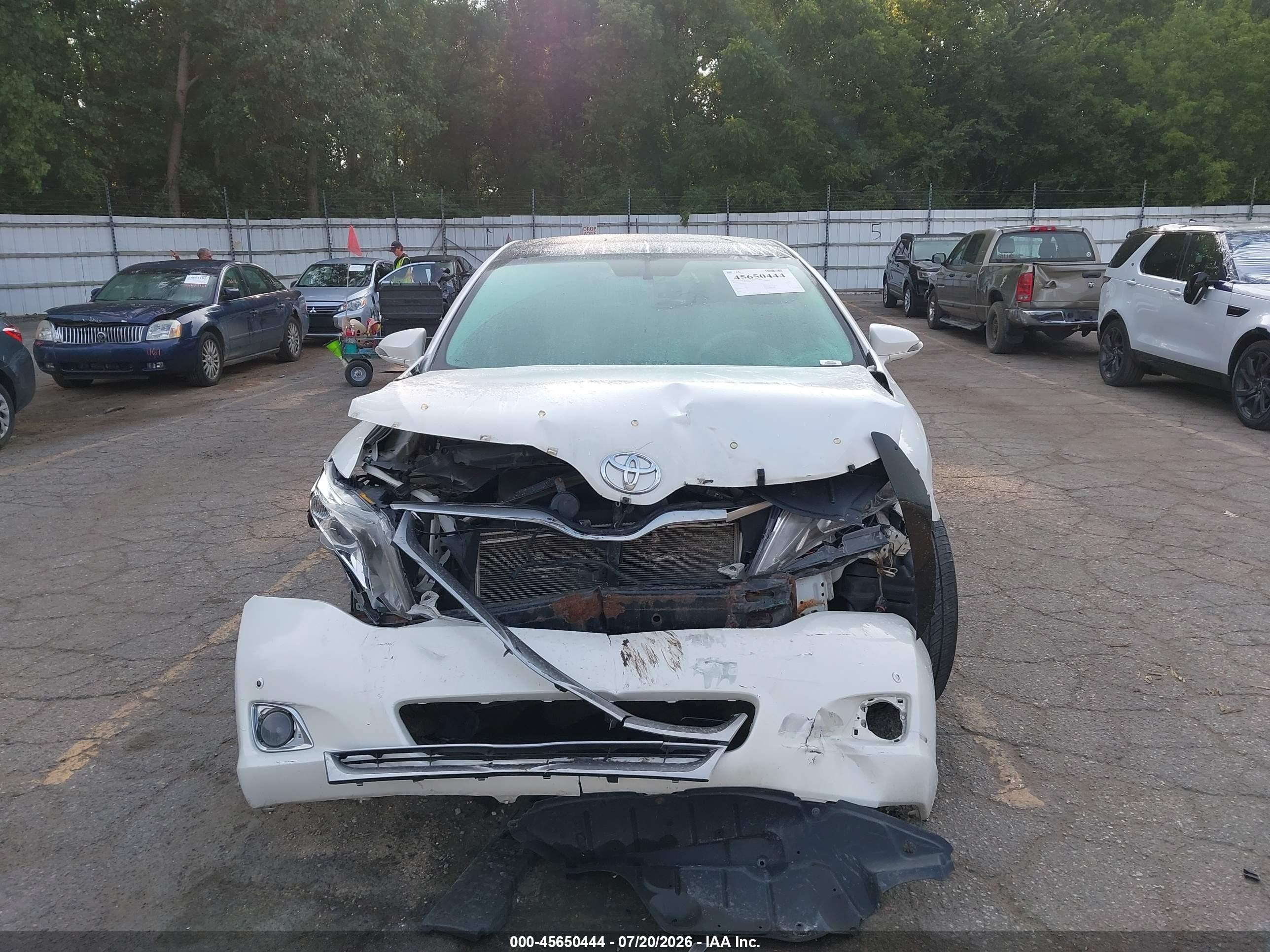 2014 Toyota Venza Base V6 Белый vin: 4T3BK3BB9EU101298