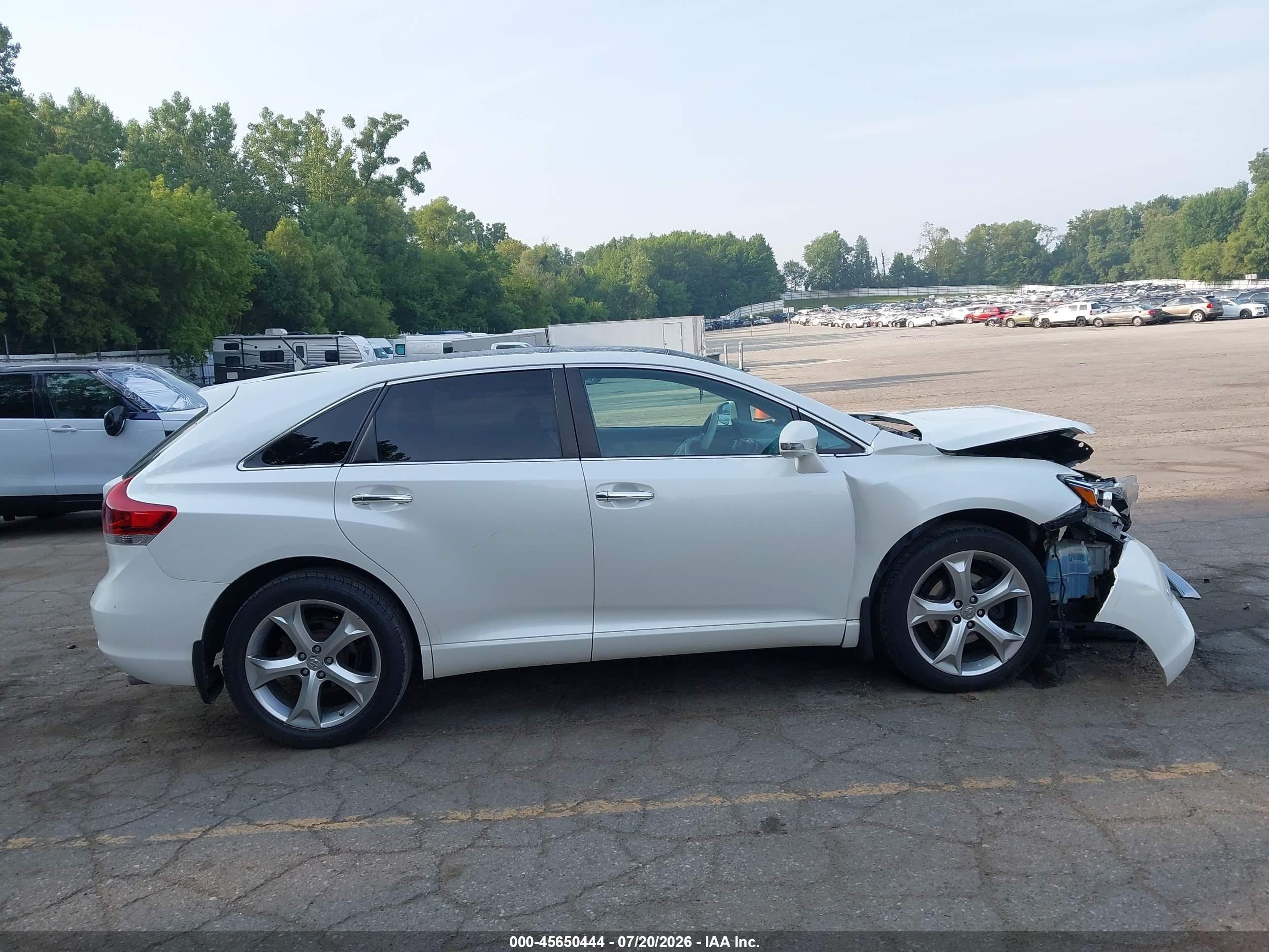 2014 Toyota Venza Base V6 Белый vin: 4T3BK3BB9EU101298