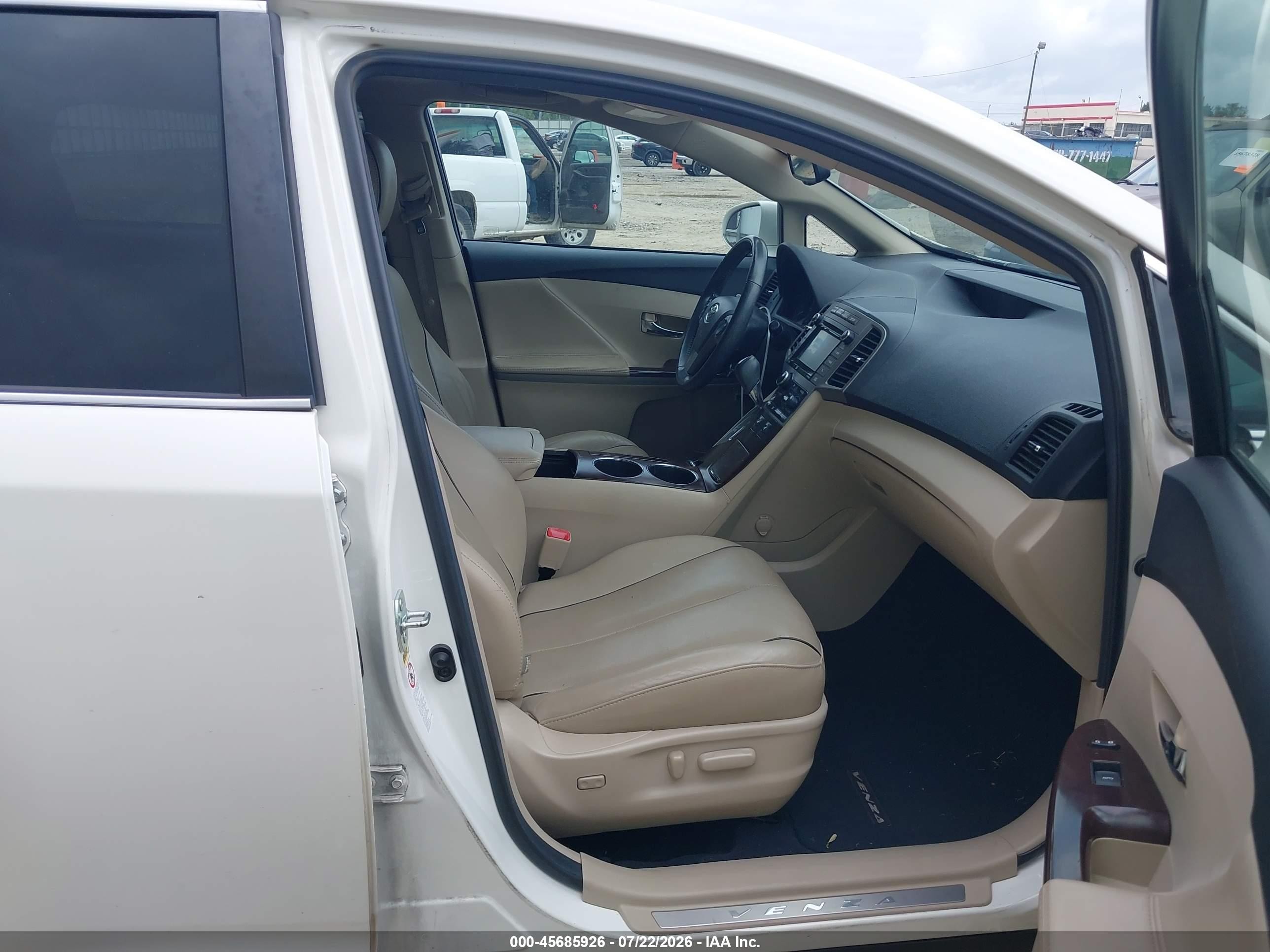 2015 Toyota Venza Limited V6 White vin: 4T3BK3BB9FU113002