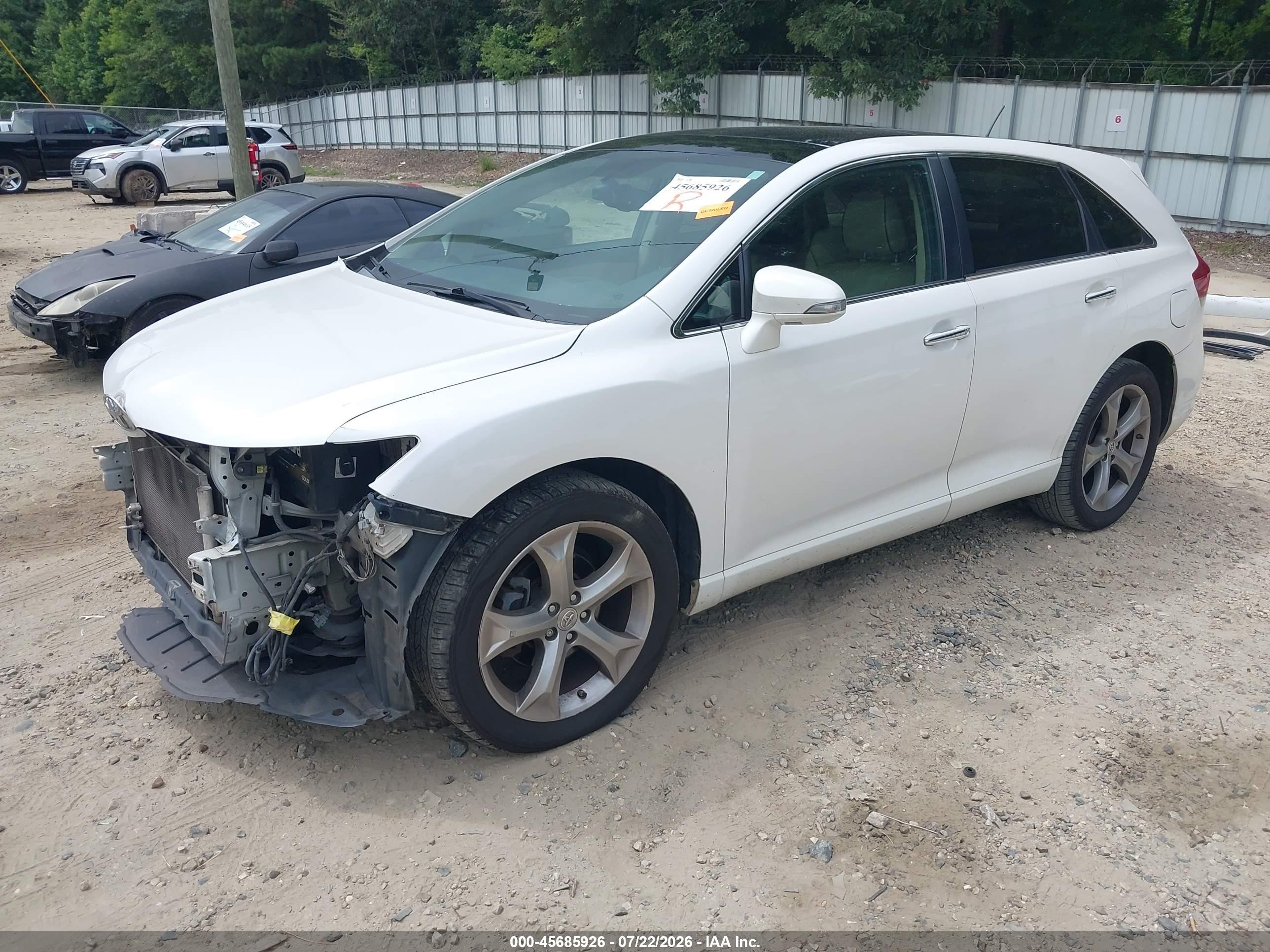 2015 Toyota Venza Limited V6 White vin: 4T3BK3BB9FU113002