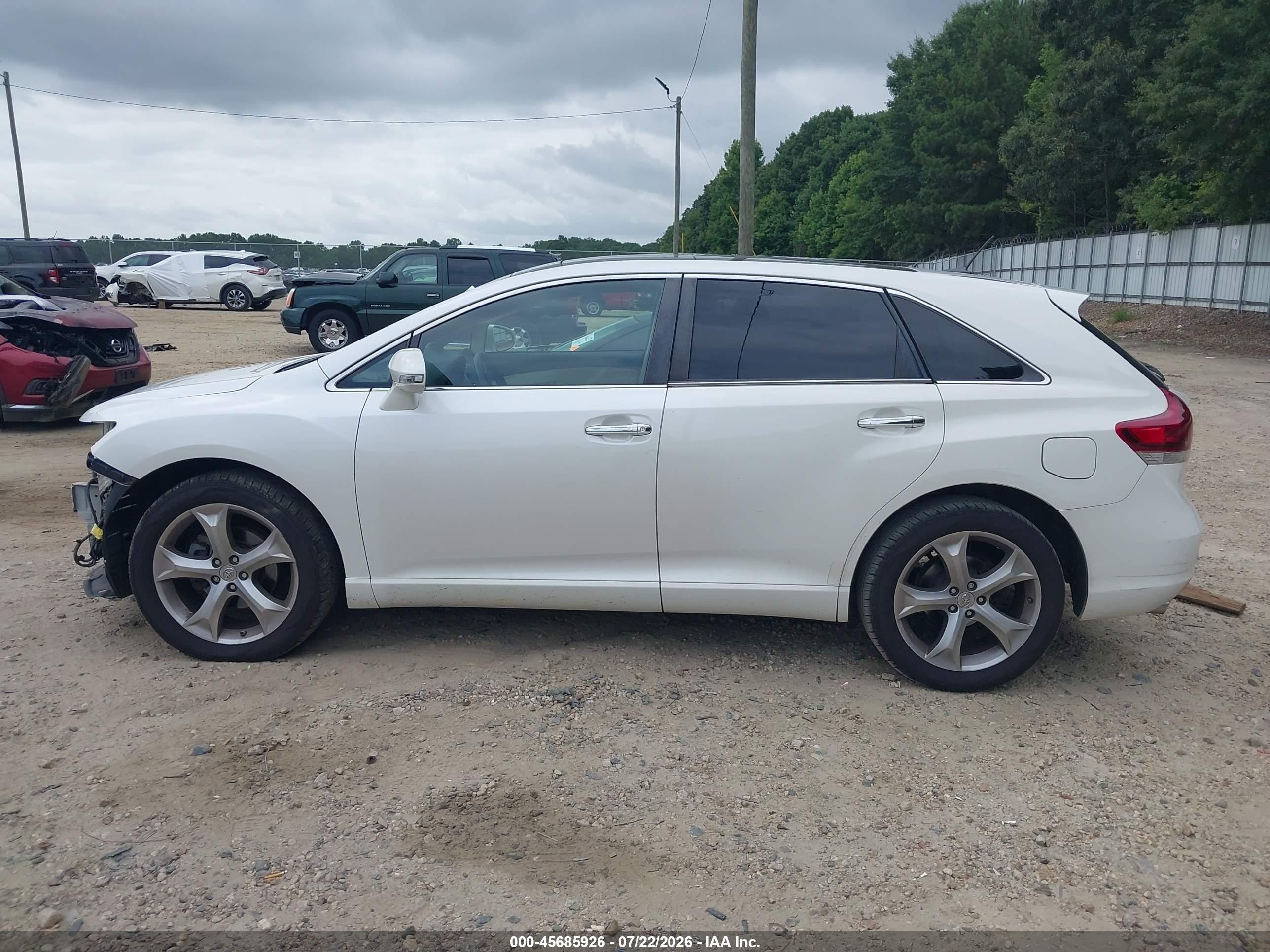 2015 Toyota Venza Limited V6 White vin: 4T3BK3BB9FU113002