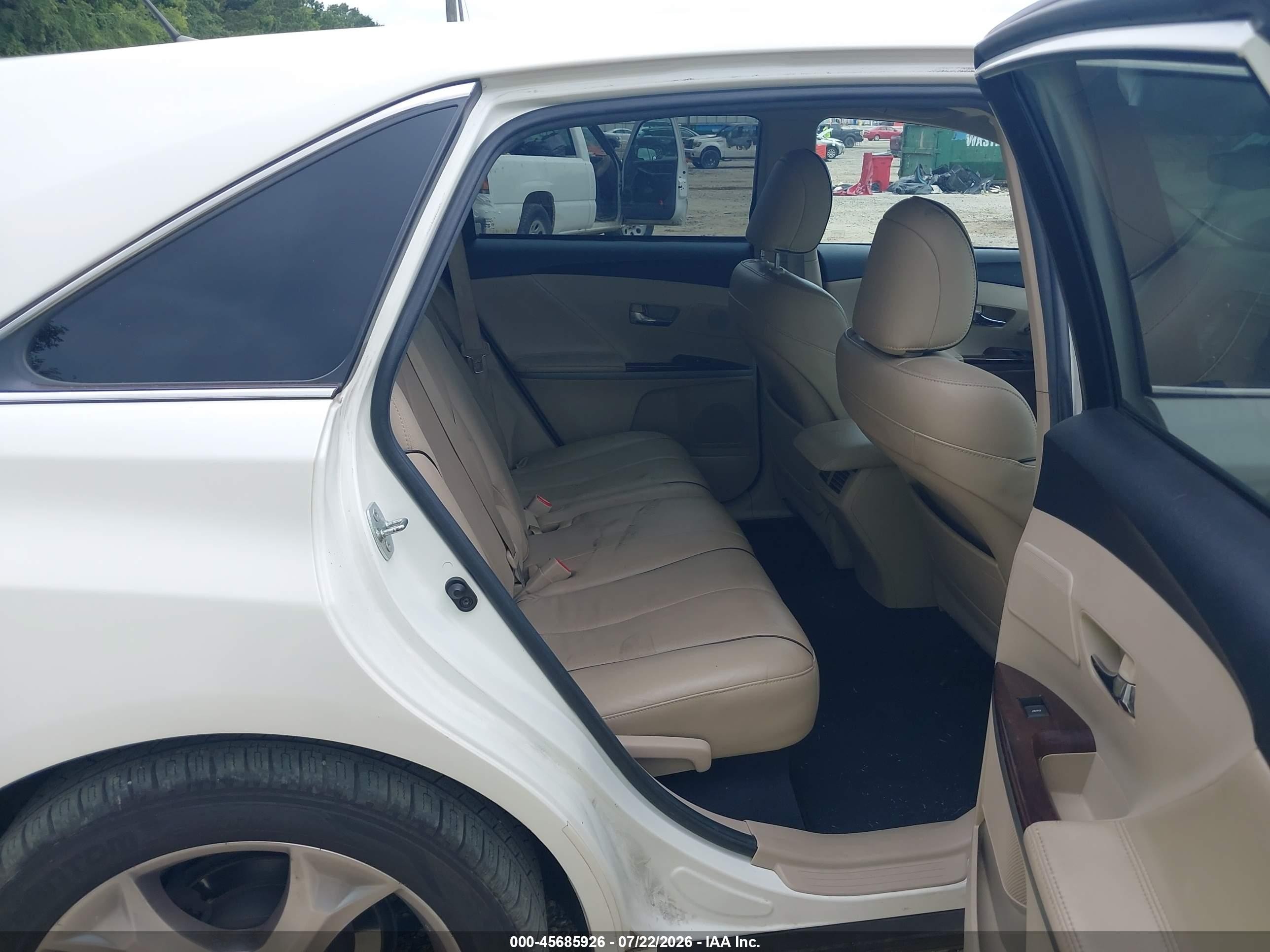 2015 Toyota Venza Limited V6 White vin: 4T3BK3BB9FU113002