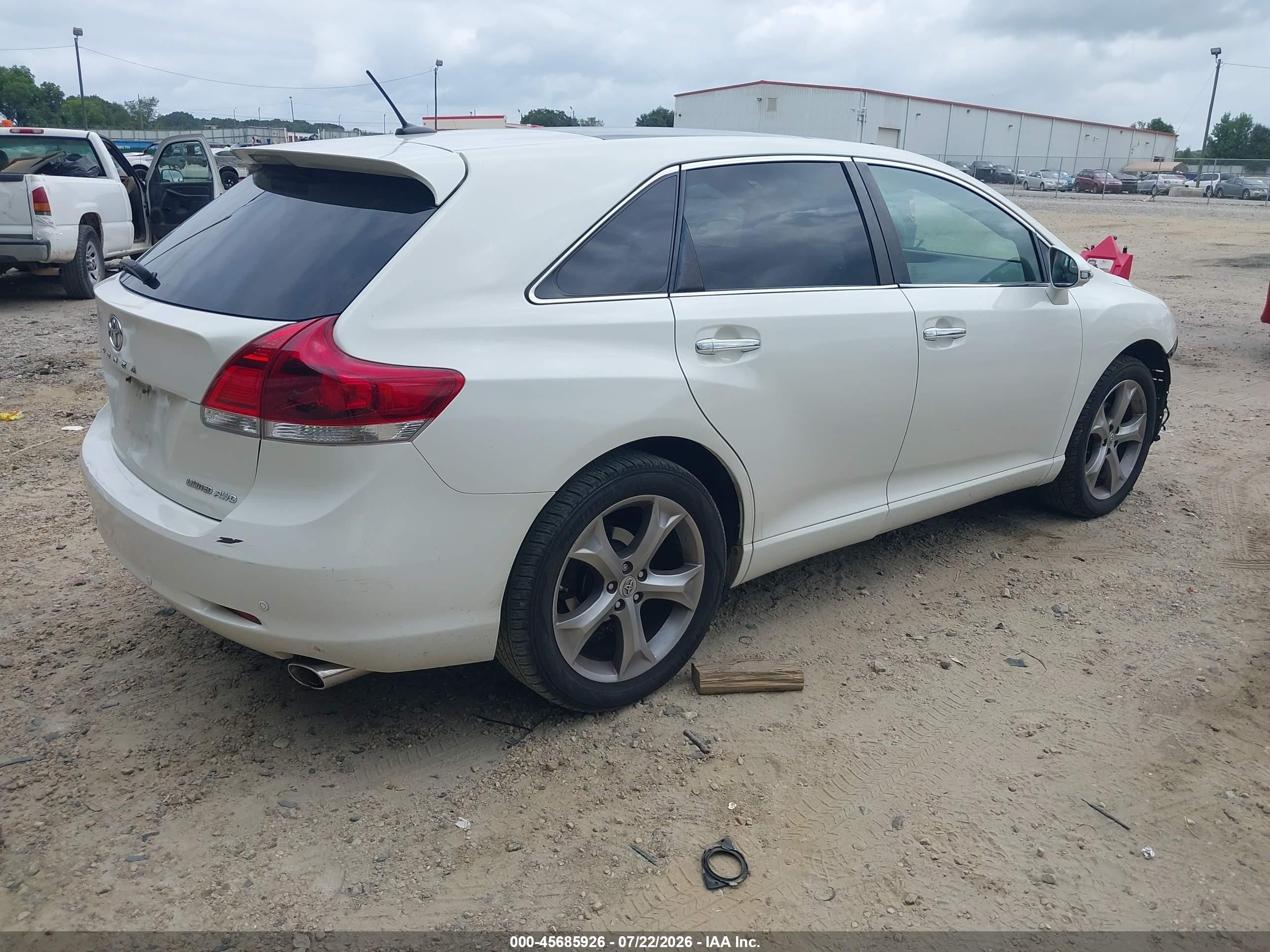 2015 Toyota Venza Limited V6 White vin: 4T3BK3BB9FU113002