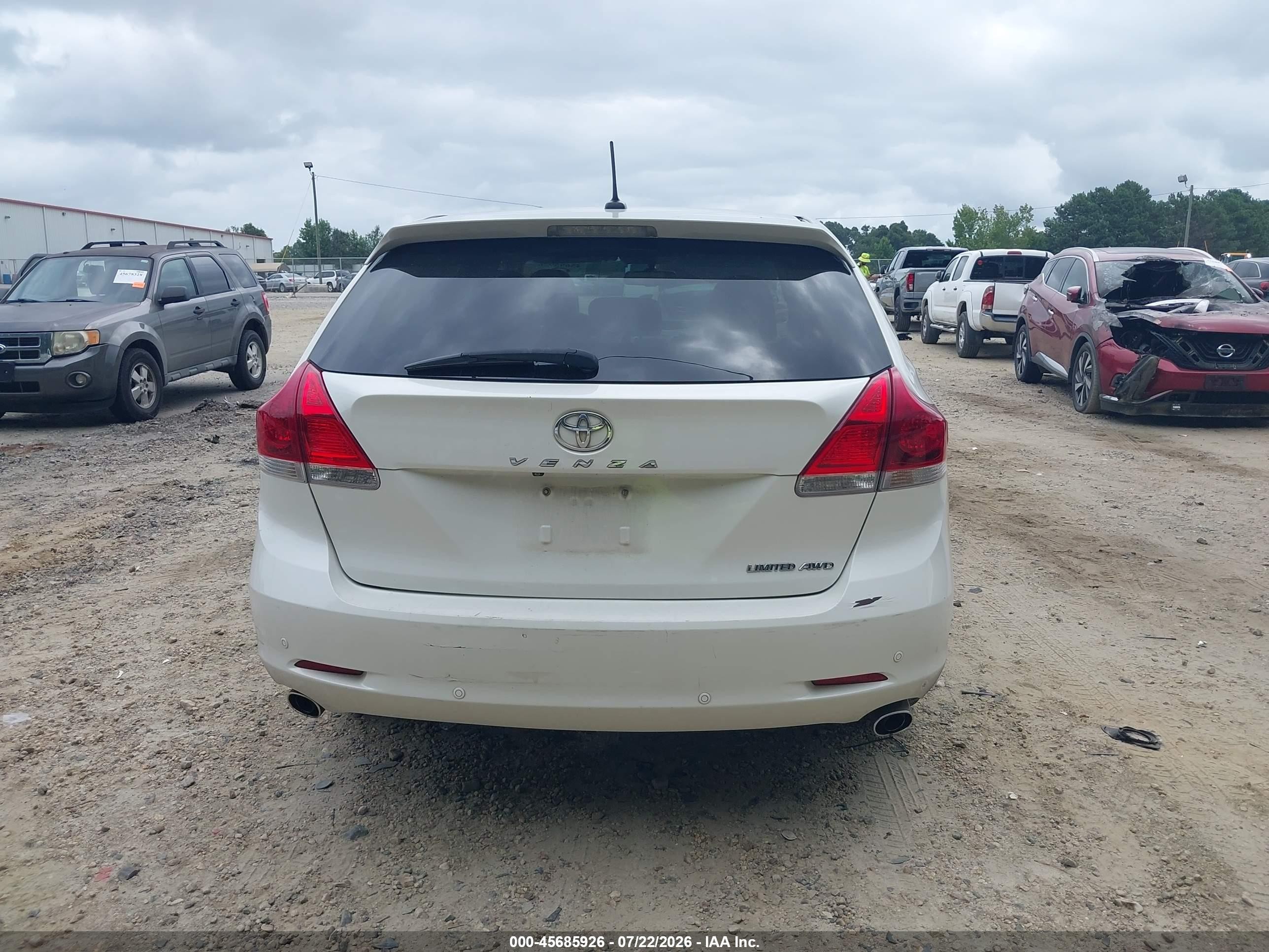 2015 Toyota Venza Limited V6 White vin: 4T3BK3BB9FU113002