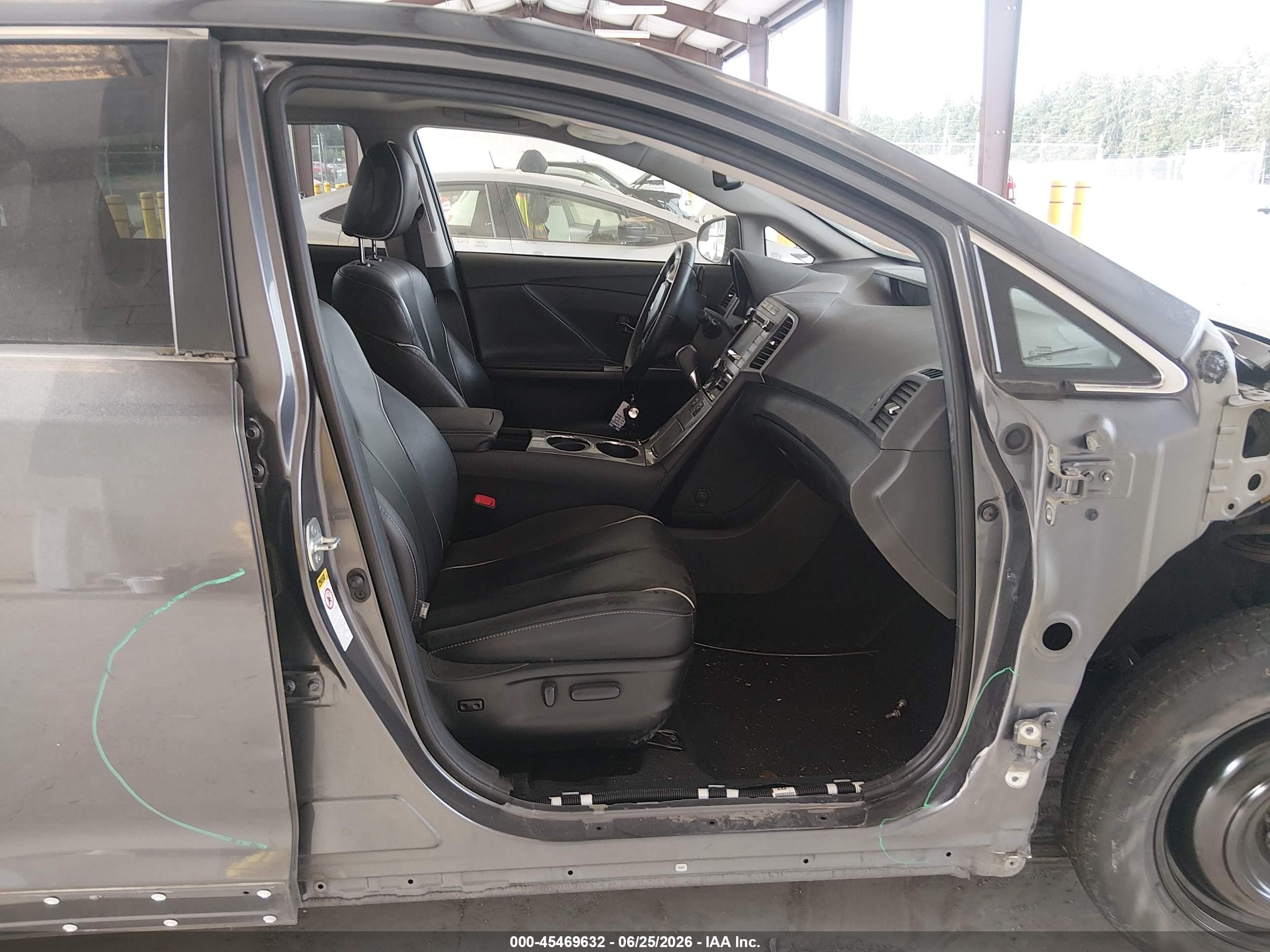 2015 Toyota Venza Xle V6 Gray vin: 4T3BK3BB9FU113095